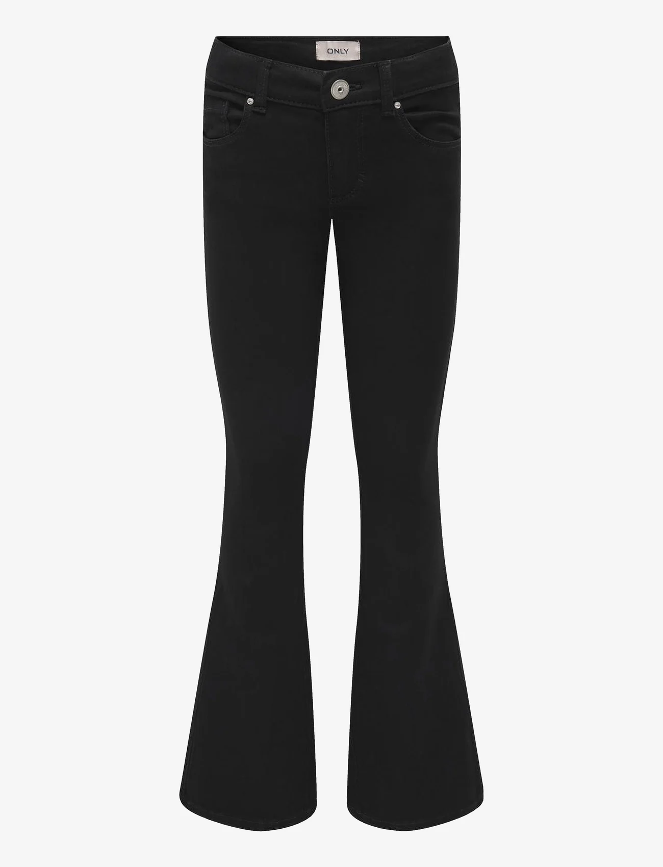 Kids Only - KOGROYAL LIFE REG FLARED PIM600 NOOS - brede jeans - black denim - 0