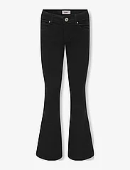 Kids Only - KOGROYAL LIFE REG FLARED PIM600 NOOS - jeans met wijde pijpen - black denim - 0