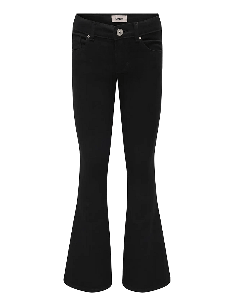 Kids Only - KOGROYAL LIFE REG FLARED PIM600 NOOS - brede jeans - black denim - 1