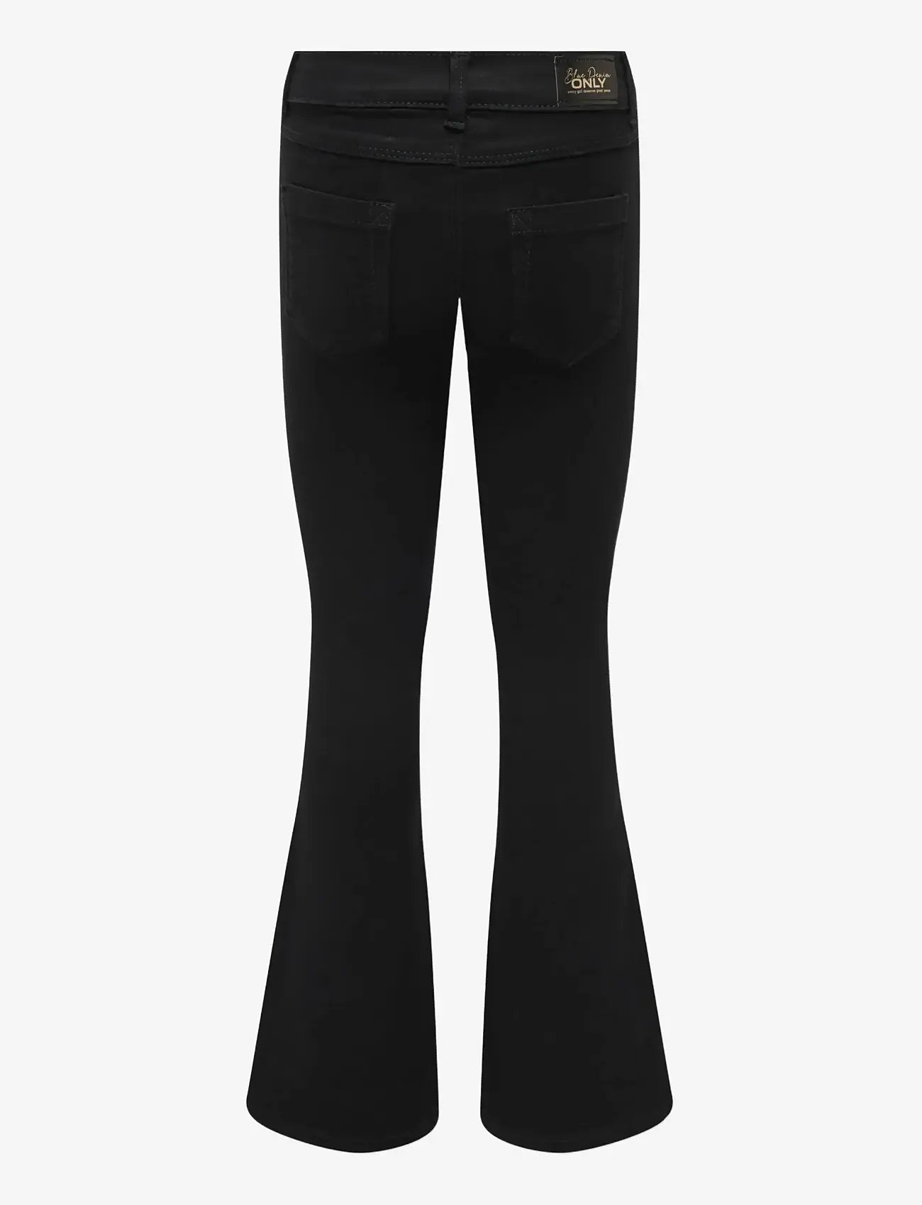 Kids Only - KOGROYAL LIFE REG FLARED PIM600 NOOS - brede jeans - black denim - 2