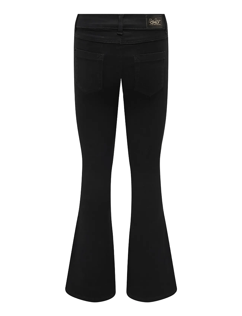 Kids Only - KOGROYAL LIFE REG FLARED PIM600 NOOS - brede jeans - black denim - 2