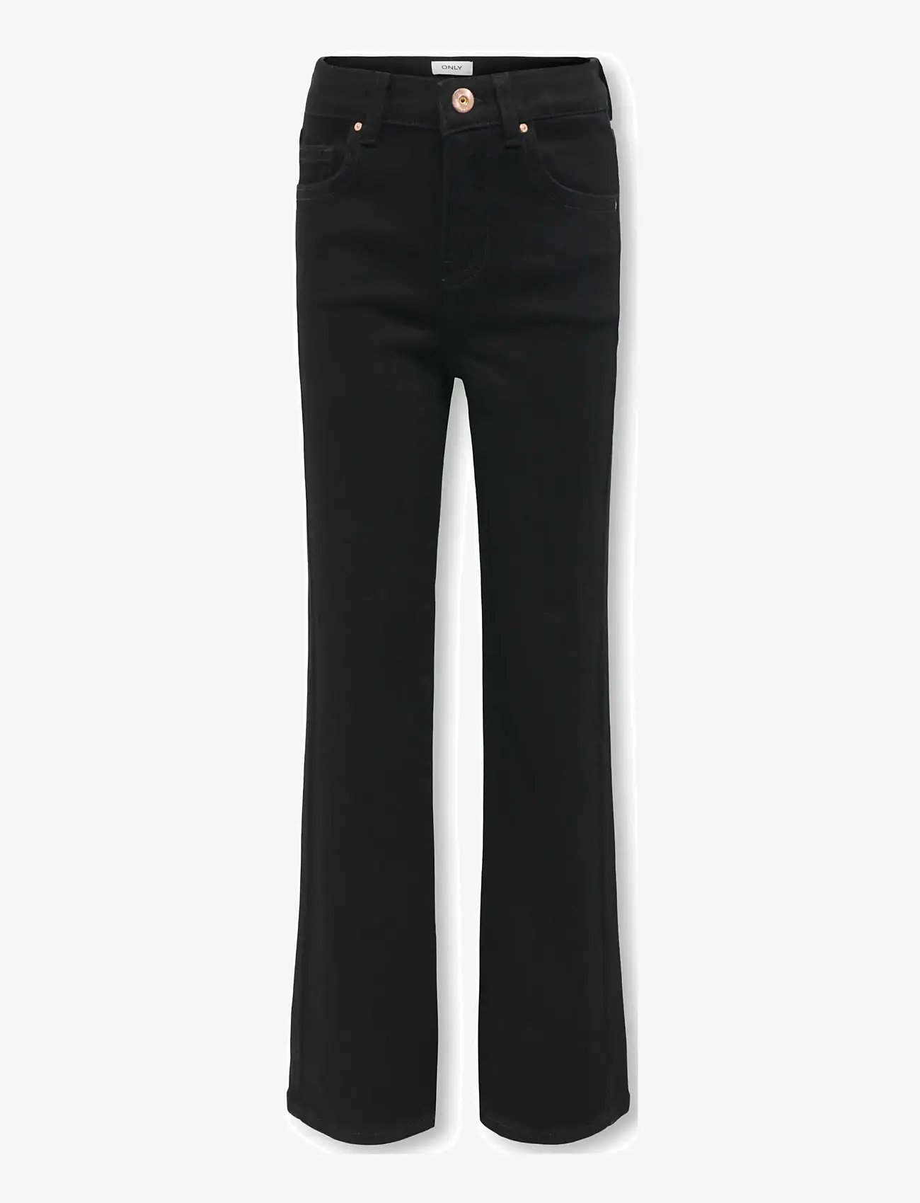 Kids Only - KOGJUICY WIDE LEG DNM CRO588 NOOS - regular jeans - black denim - 1