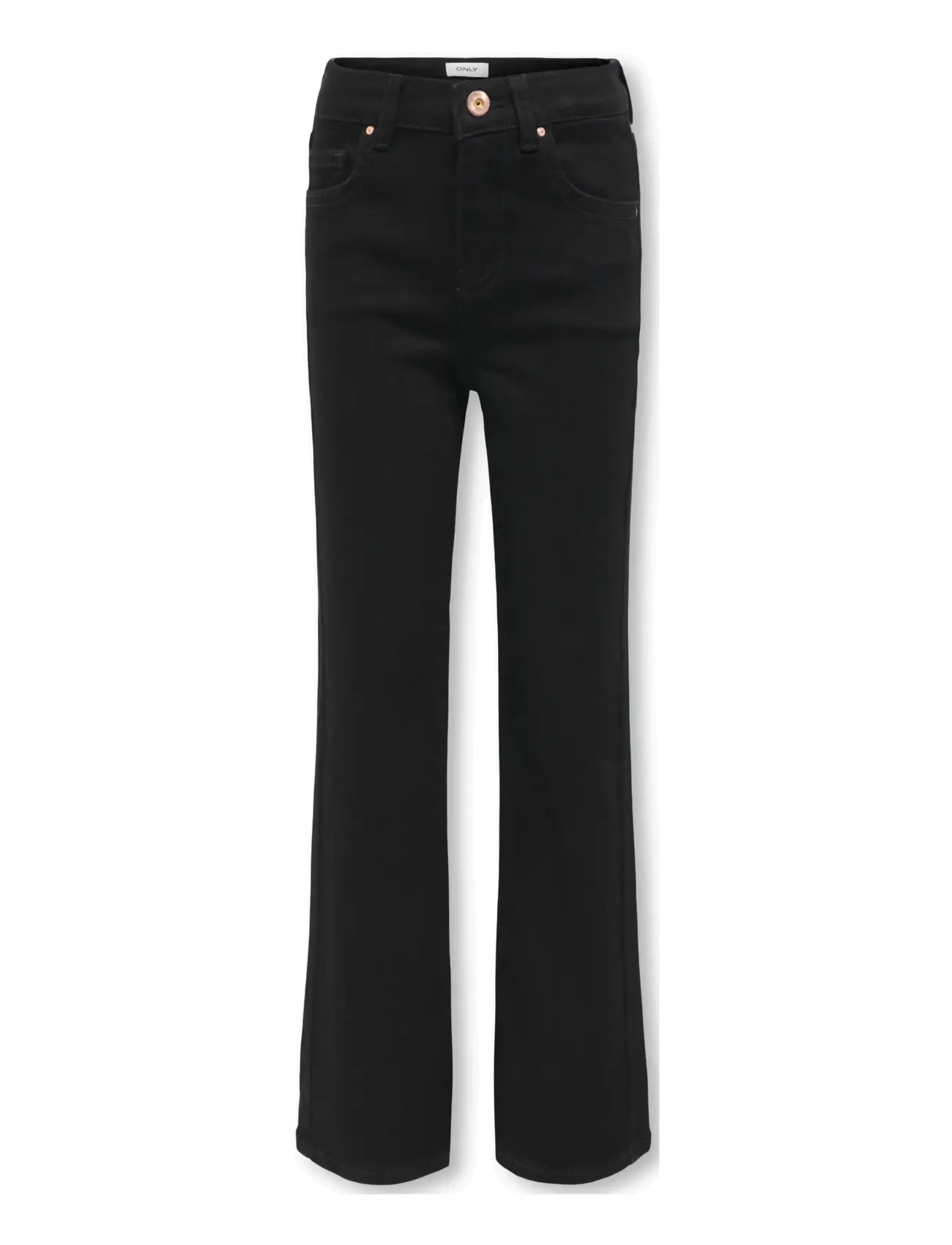 Kids Only KOGJUICY WIDE LEG DNM CRO588 NOOS - Kampanj - BLACK DENIM / black