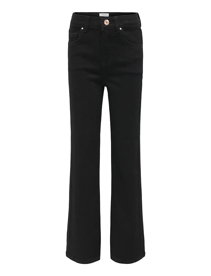 Kids Only - KOGJUICY WIDE LEG DNM CRO588 NOOS - regular jeans - black denim - 1