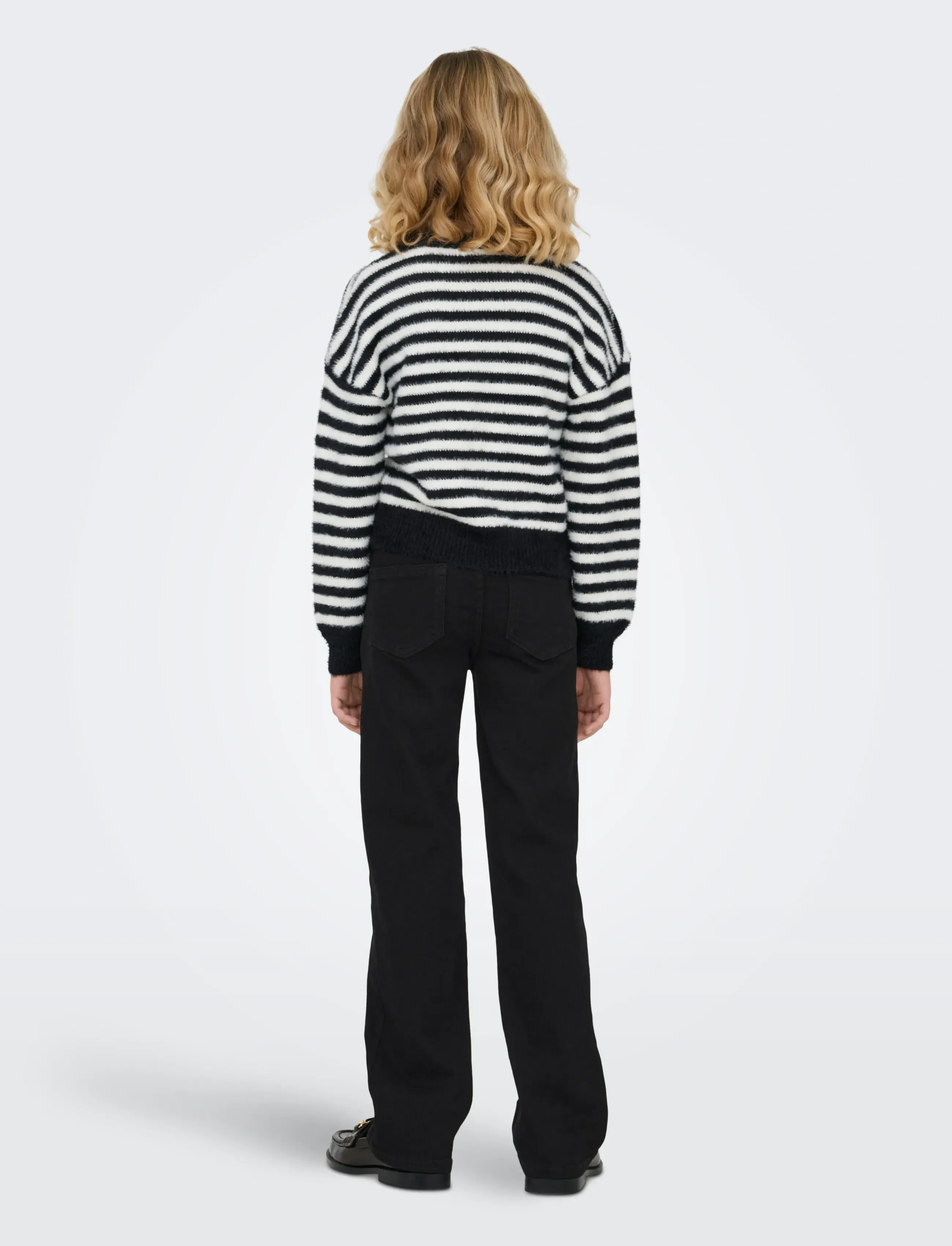 Kids Only - KOGJUICY WIDE LEG DNM CRO588 NOOS - regular jeans - black denim - 3