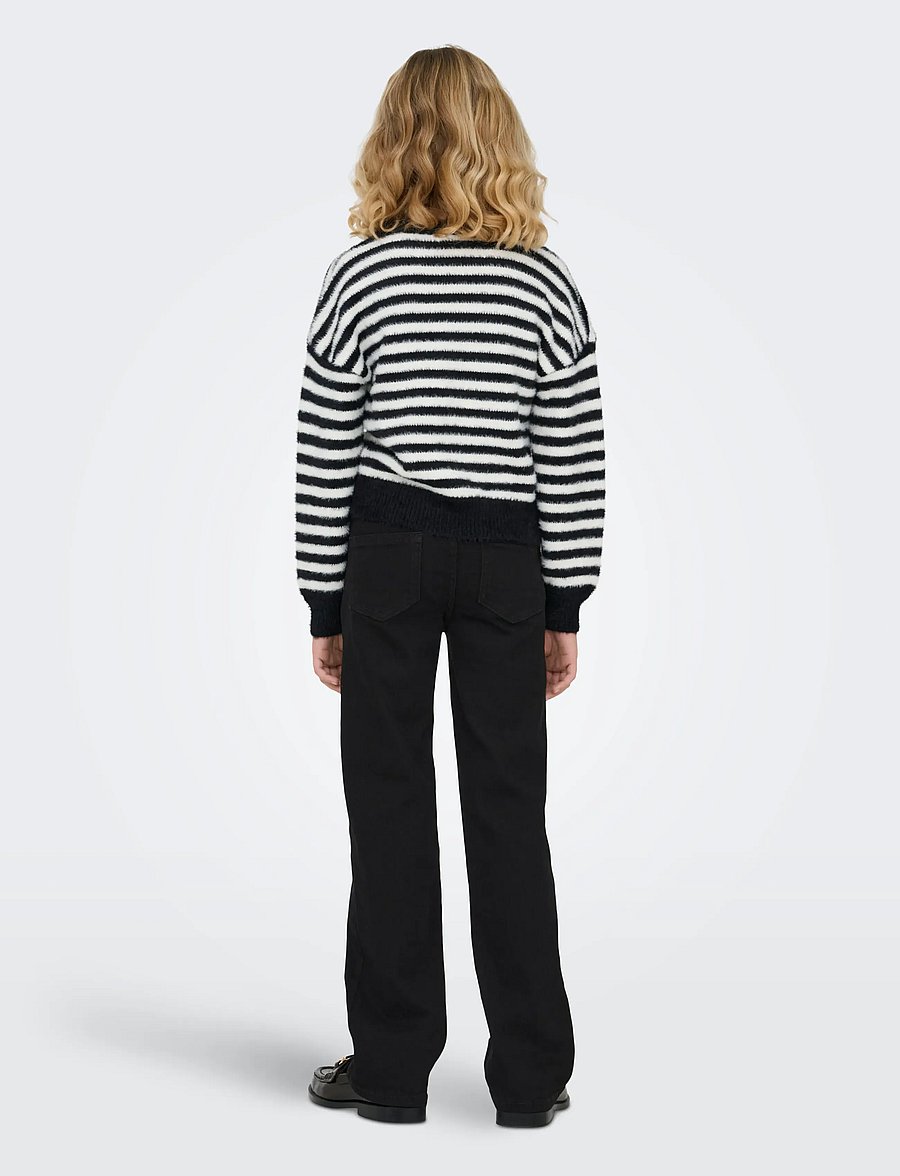 Kids Only - KOGJUICY WIDE LEG DNM CRO588 NOOS - regular jeans - black denim - 3