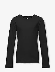 Kids Only - KOGNEW ONLY L/S TEE JRS NOOS - pitkähihaiset t-paidat - black - 0
