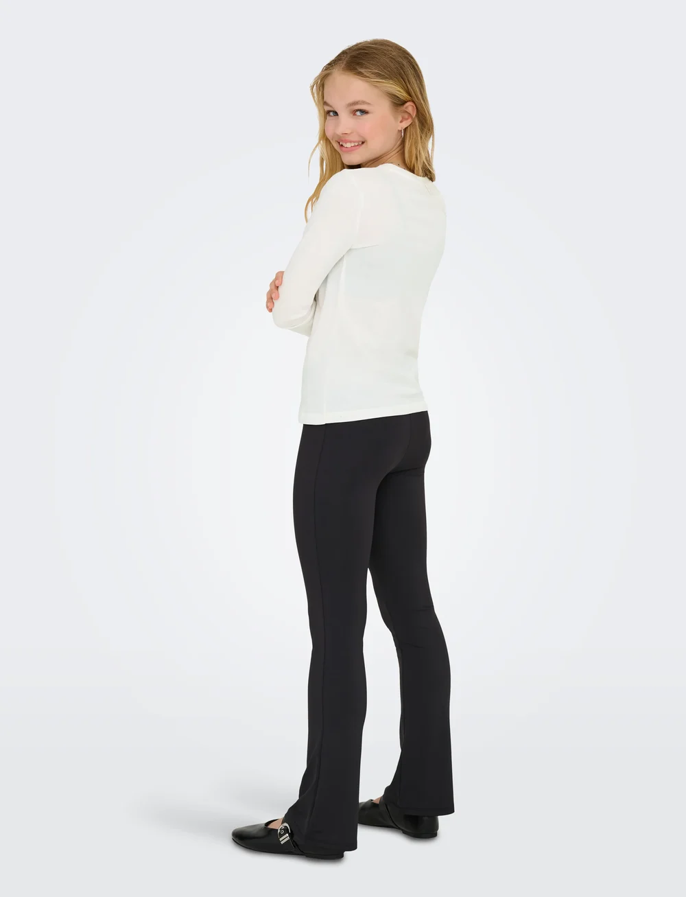 Kids Only - KOGNEW ONLY LIFE L/S TEE JRS NOOS - långärmade t-shirts - cloud dancer - 3