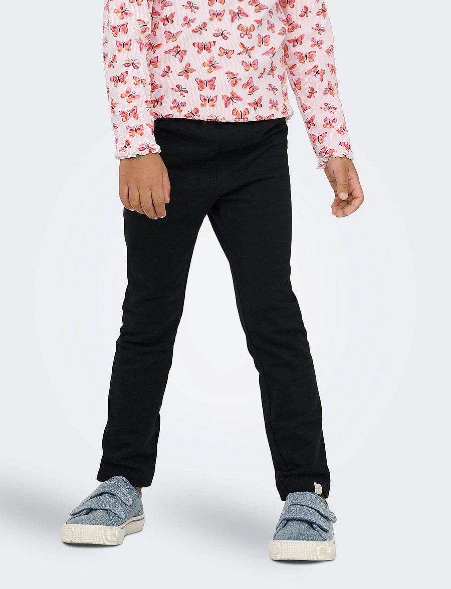 Kids Only - KMGEMILI LIFE BRUSHED LEGGINGS SWT - leggings - black - 0