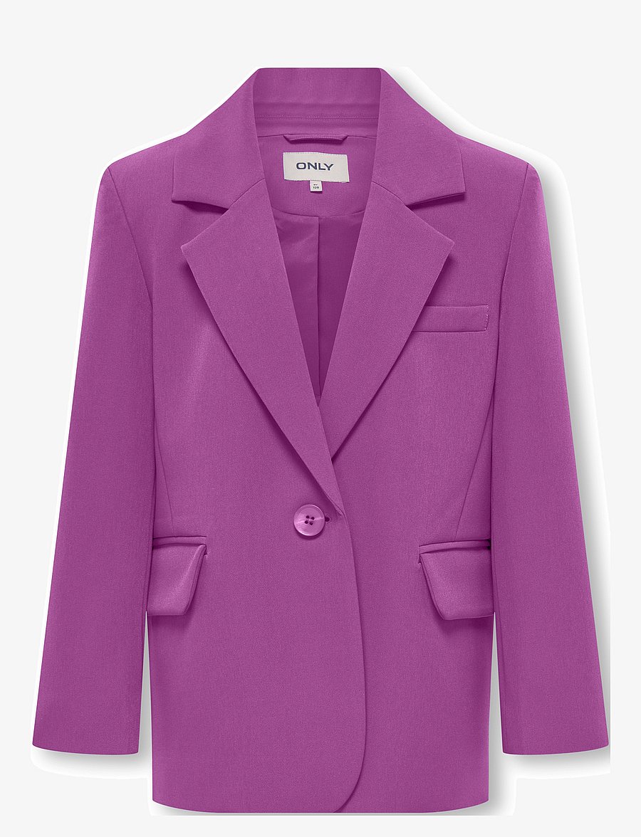 Kids Only - KOGLANA-BERRY L/S OVS BLAZER TLR - vestes tailleur - cattleya orchid - 0