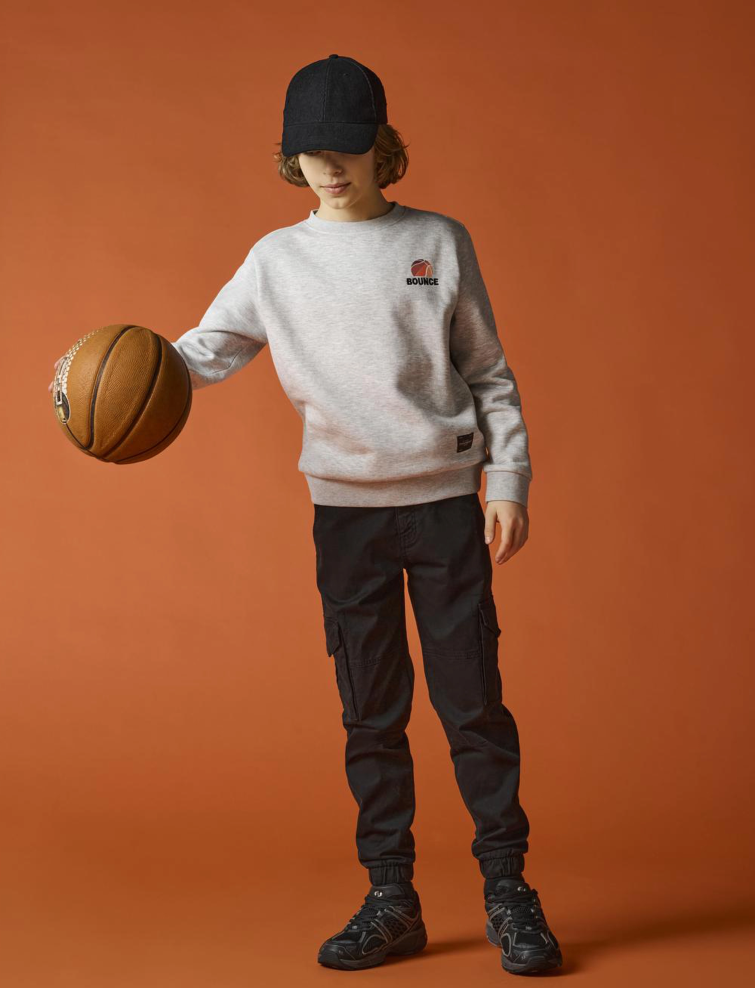 Kids Only Kobmaxwell Cargo Pant Pnt Noos, Børn, Cargo Jogger Bukser, Sort, Str: 140