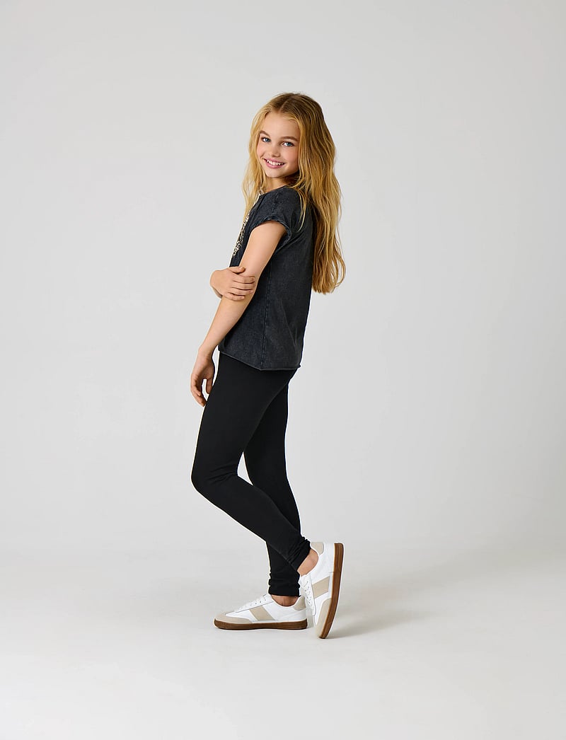 Kids Only - KOGNILLELIFE LEGGINGS SOLID JRS NOOS - legingi - black - 0