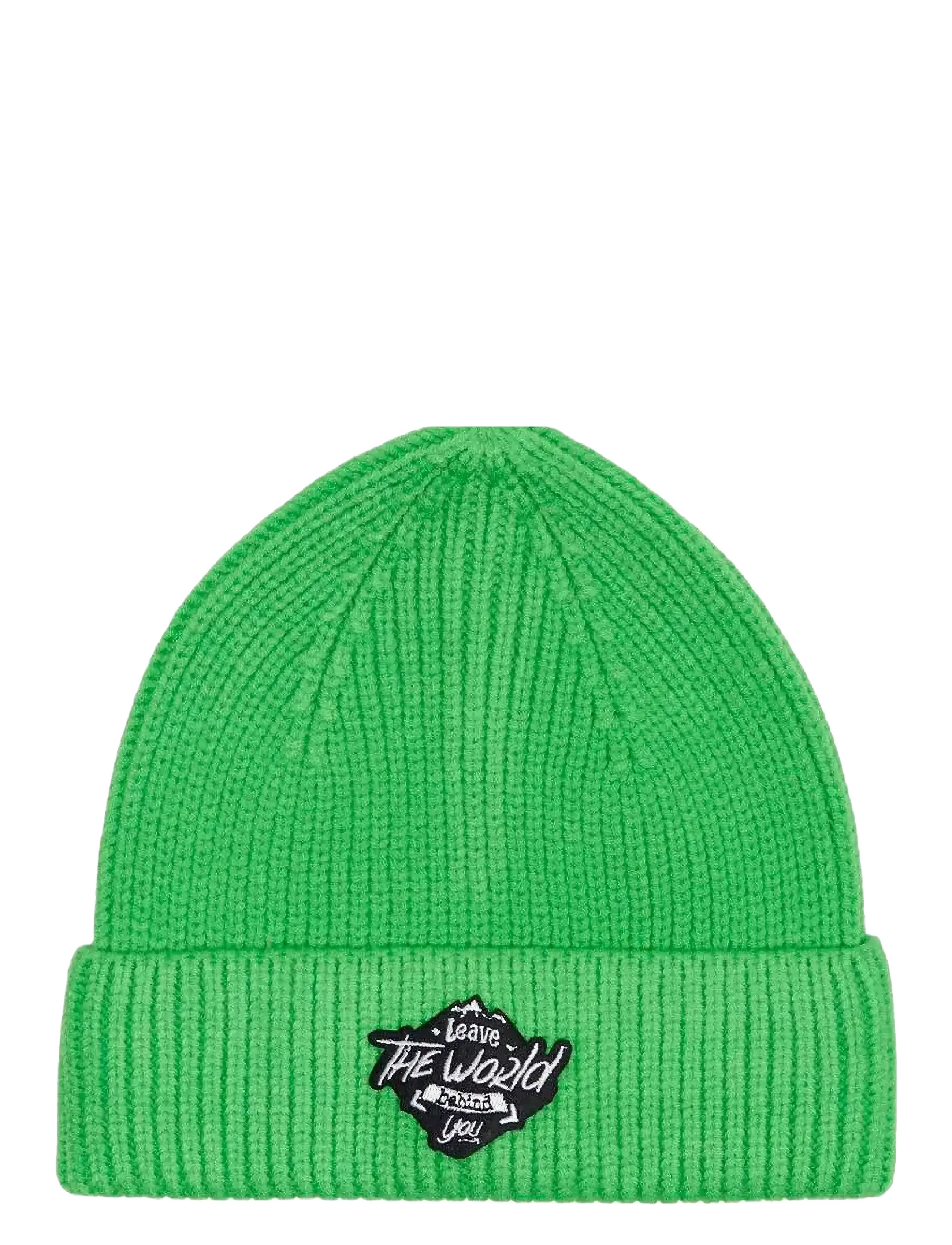 KOGMIKAELA BADGE BEANIE CP ACC - ISLAND GREEN