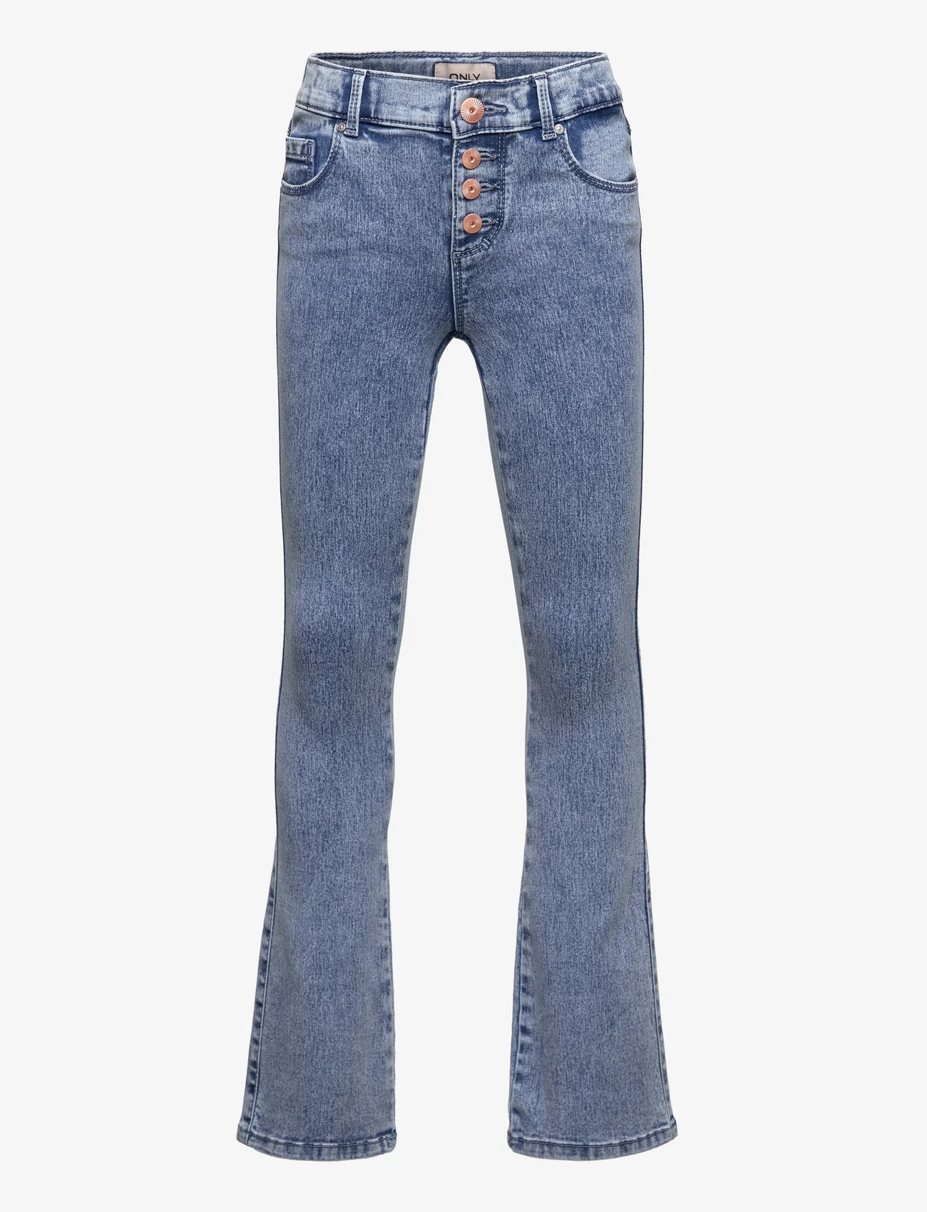 Kids Only - KOGROYAL BUTTON FLARED PIM - skinny jeans - special bright blue denim - 0
