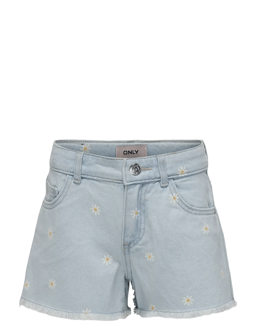 Kids Only - KOGROBYN DAISY SHORTS BJ NOOS - jeansshorts - light blue denim - 1