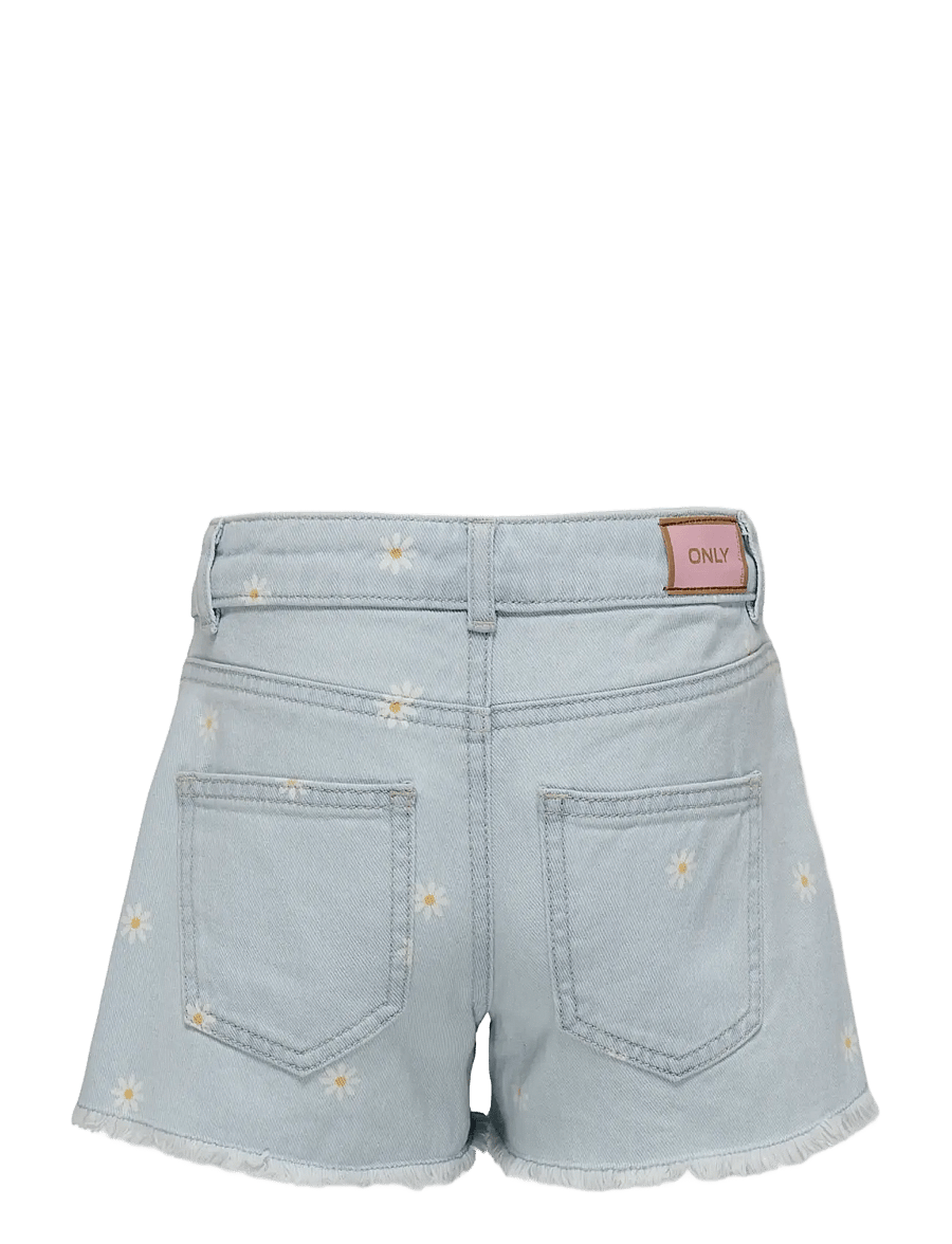 Kids Only - KOGROBYN DAISY SHORTS BJ NOOS - jeansshorts - light blue denim - 2