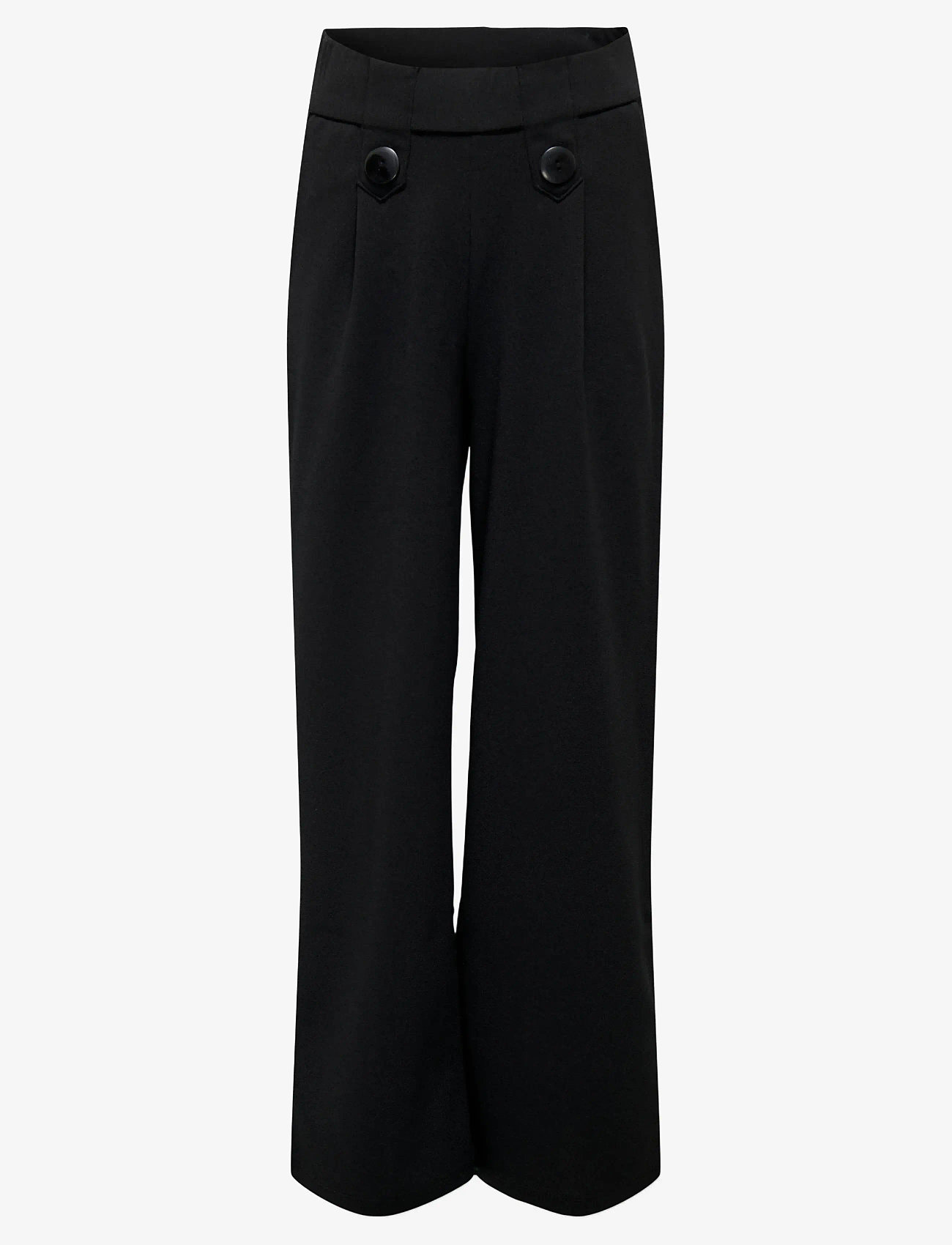 Kids Only - KOGSANIA BUTTON PANT JRS NOOS - autumn clothing - black - 0