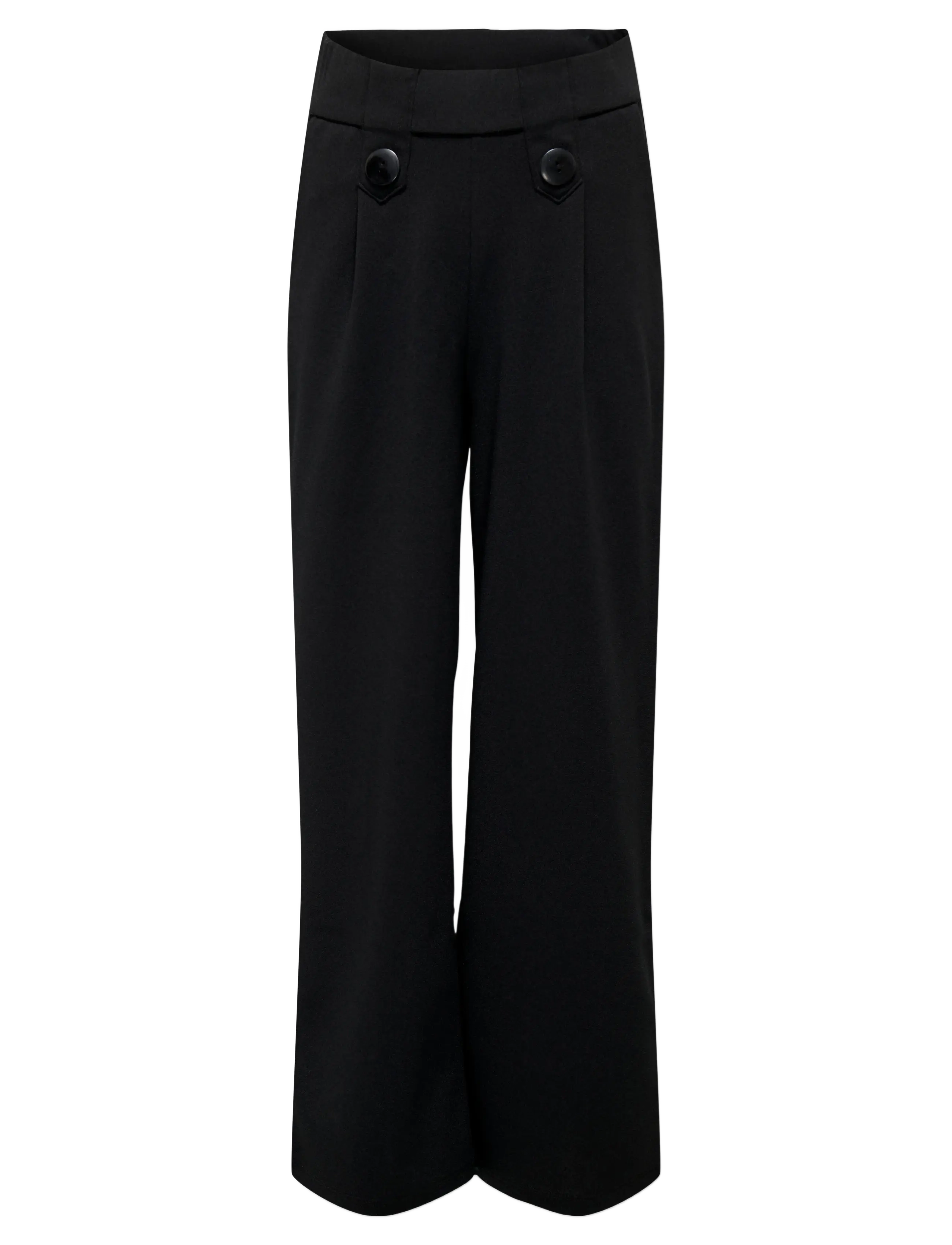 Kids Only KOGSANIA BUTTON PANT JRS NOOS - Housut - BLACK / black