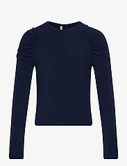 Kids Only - KOGGLAMOUR PUFF SLEEVE L/S TOP JRS - lowest prices - dress blues - 0