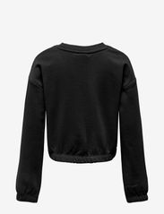 Kids Only - KOGMAYA L/S SHORT O-NECK SWT - sportiska stila džemperi - black - 1