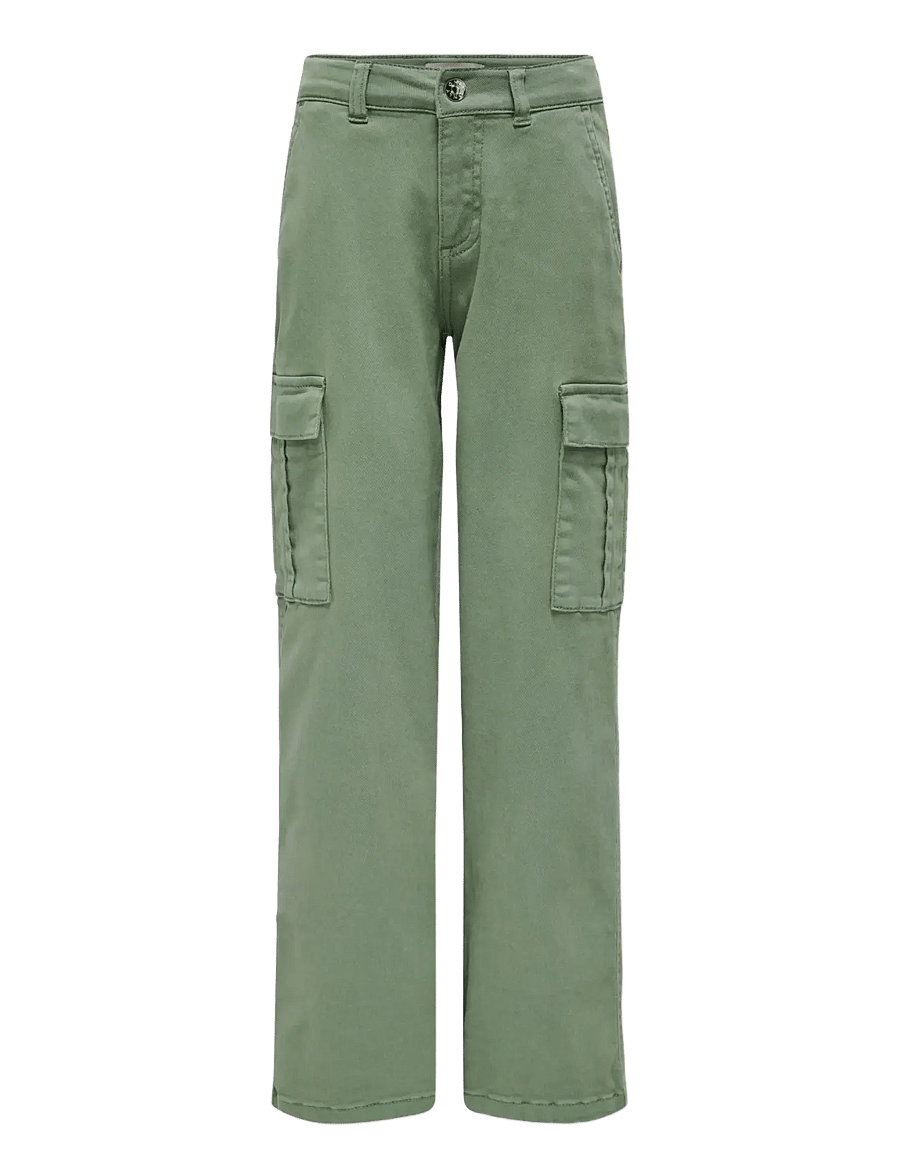 Kids Only - KOGYARROW-VOX STR CARGO PANT PNT NOOS - cargobroek - hedge green - 0