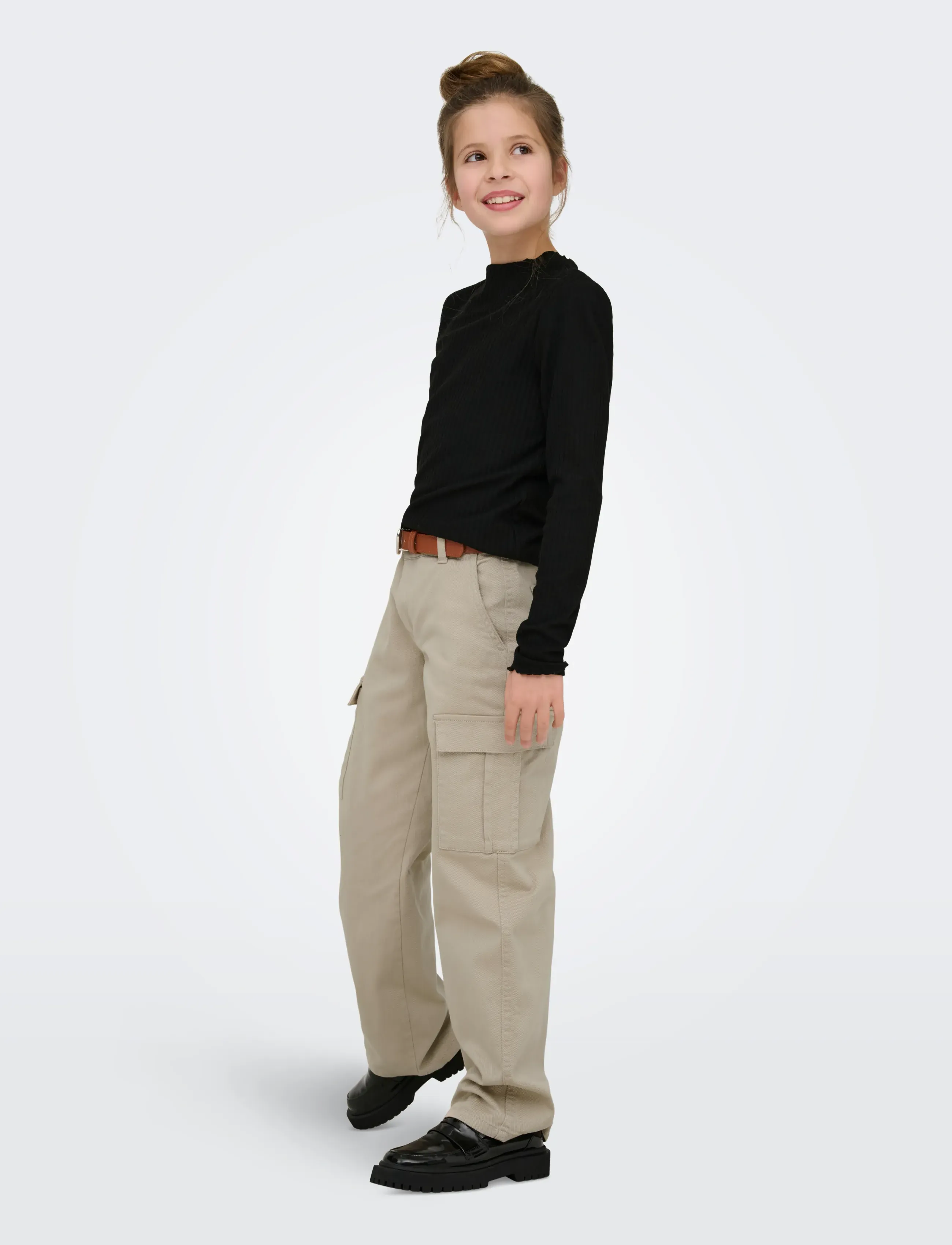 Kids Only - KOGYARROW-VOX STR CARGO PANT PNT NOOS - kargopüksid - pumice stone - 4