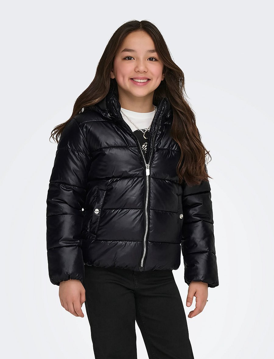 Kids Only - KOGNEWEMMY SAVANNAH JACKET OTW NOOS - vinterjackor - black - 0