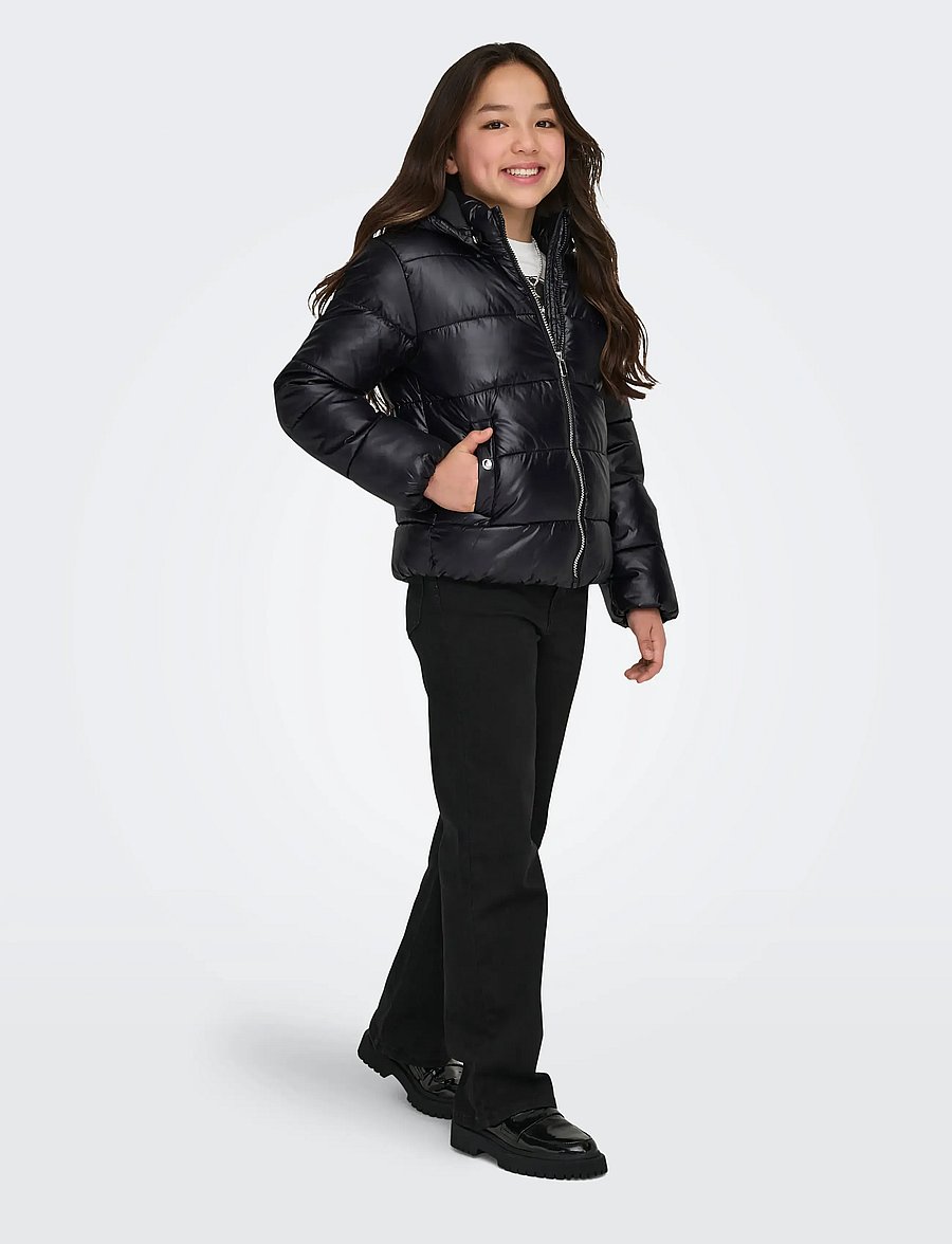 Kids Only - KOGNEWEMMY SAVANNAH JACKET OTW NOOS - vinterjackor - black - 4