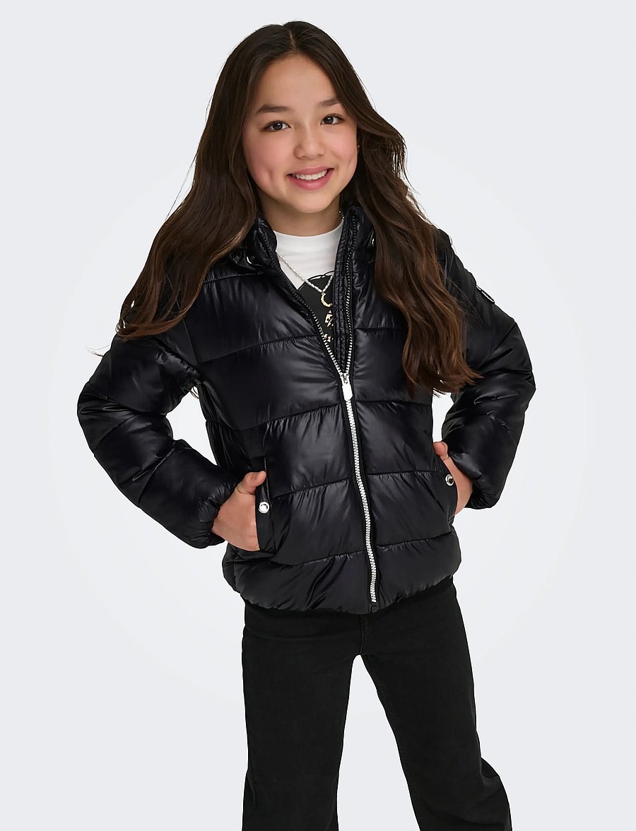 Kids Only - KOGNEWEMMY SAVANNAH JACKET OTW NOOS - vinterjackor - black - 5
