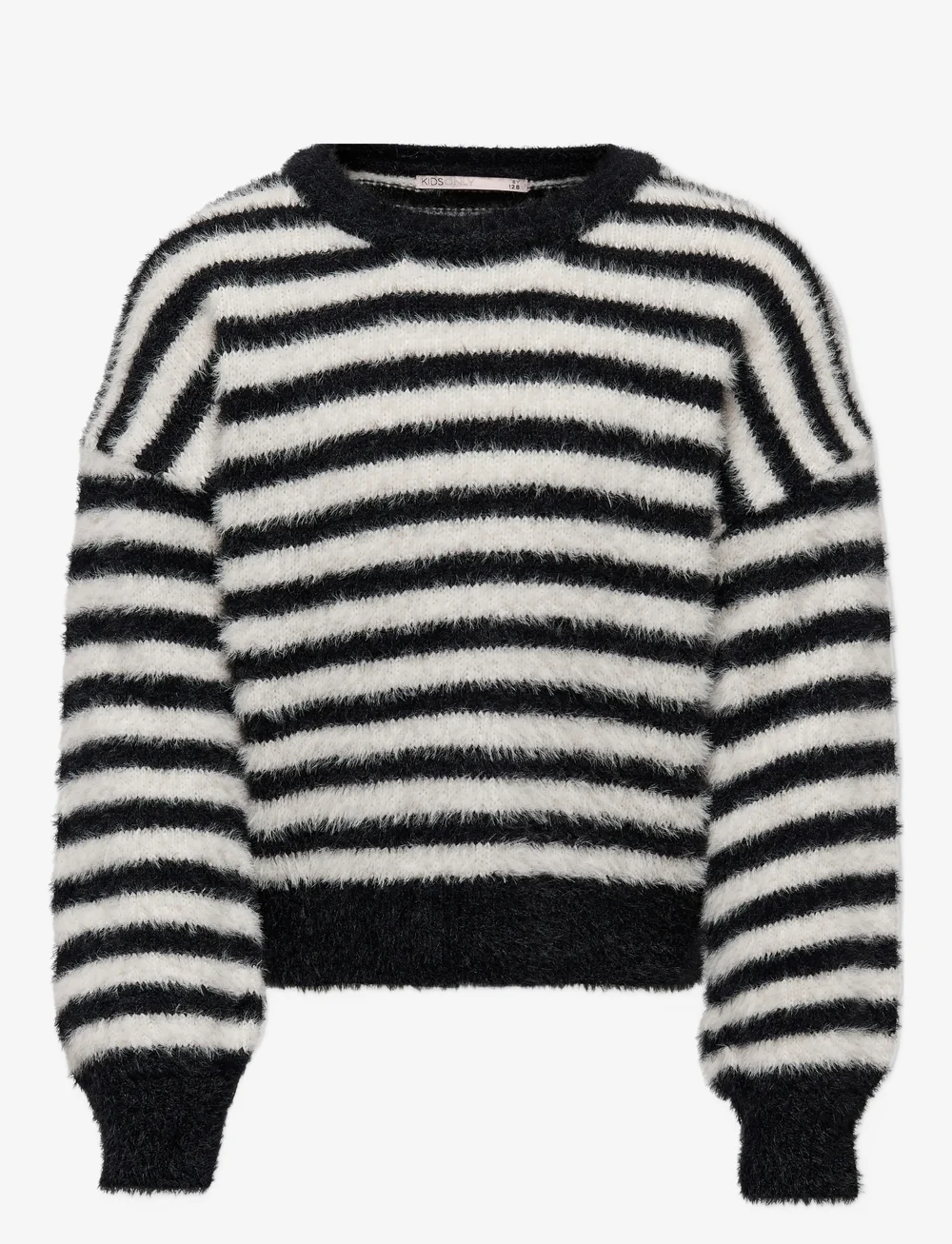 Kids Only - KOGNEWPIUMO L/S PULLOVER KNT NOOS - trøjer - black - 1