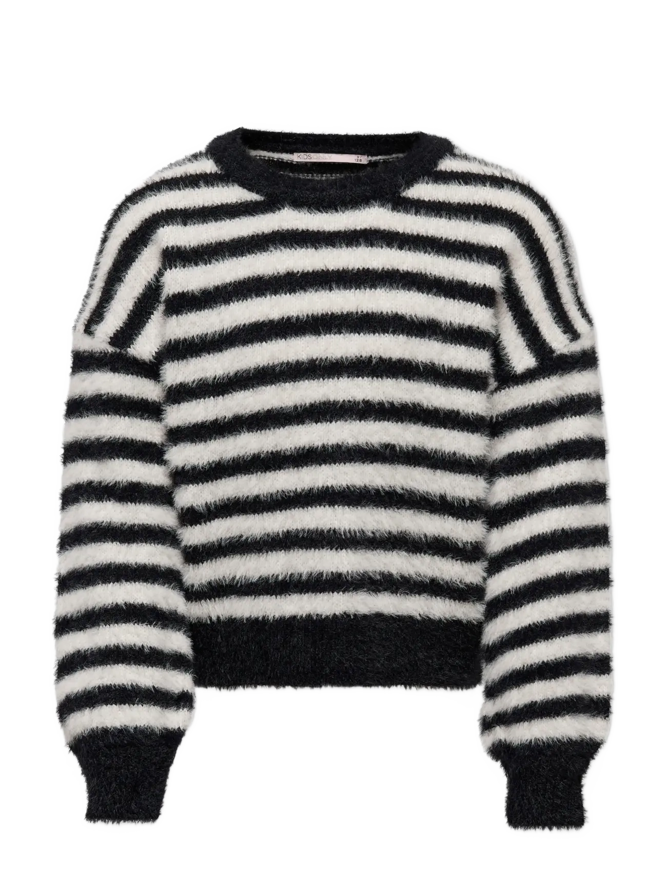 Kids Only KOGNEWPIUMO L/S PULLOVER KNT NOOS - Oberteile - BLACK / multi