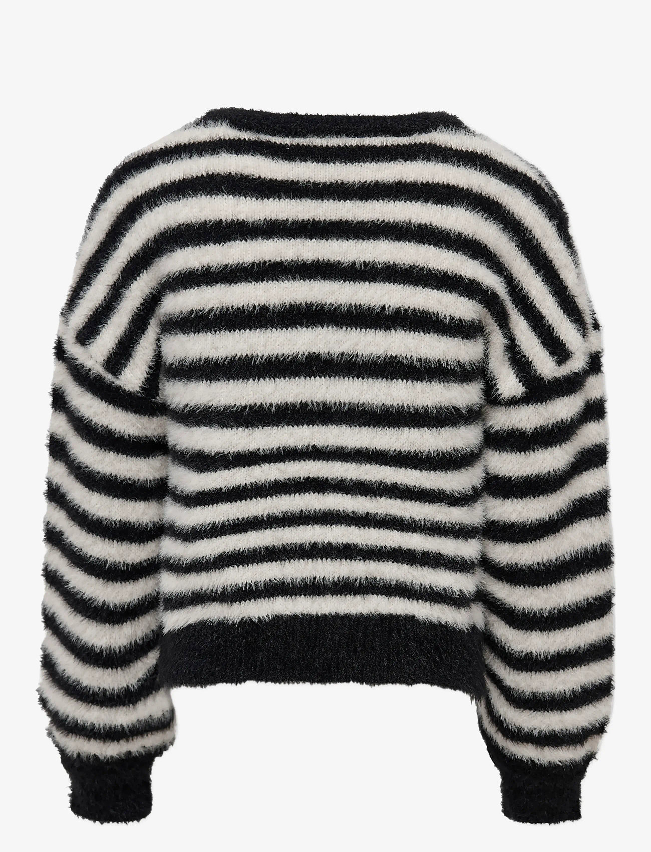 Kids Only - KOGNEWPIUMO L/S PULLOVER CP KNT - stickade tröjor - black - 2