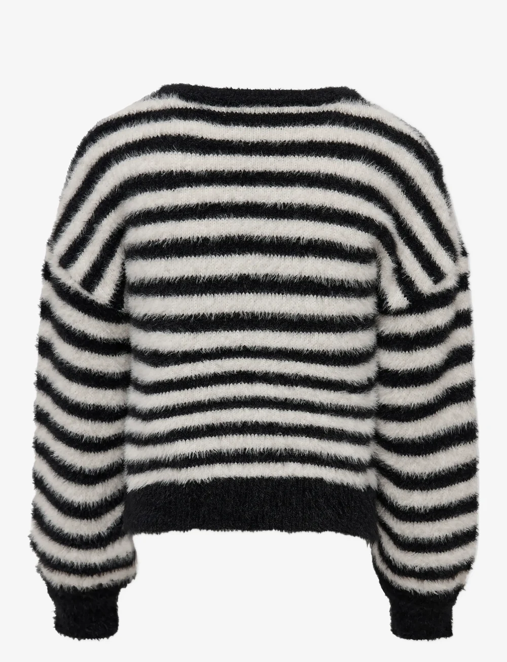 Kids Only - KOGNEWPIUMO L/S PULLOVER KNT NOOS - trøjer - black - 2