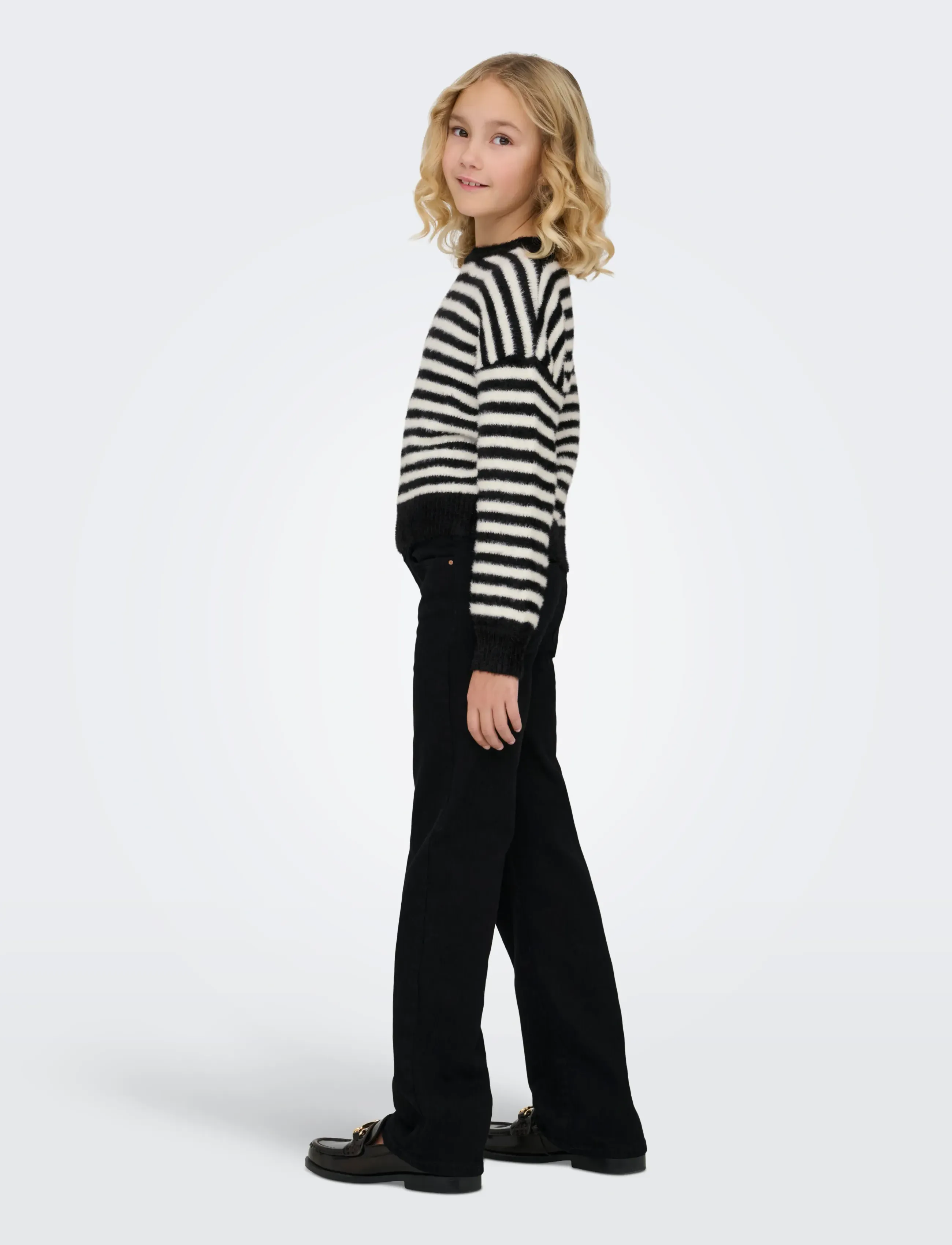 Kids Only - KOGNEWPIUMO L/S PULLOVER KNT NOOS - pullover - black - 3