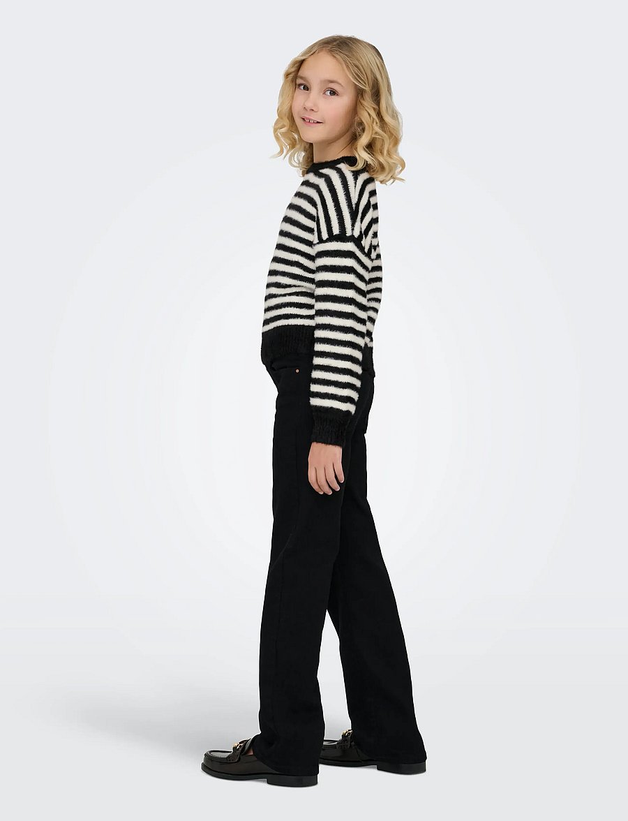 Kids Only - KOGNEWPIUMO L/S PULLOVER KNT NOOS - pullover - black - 3