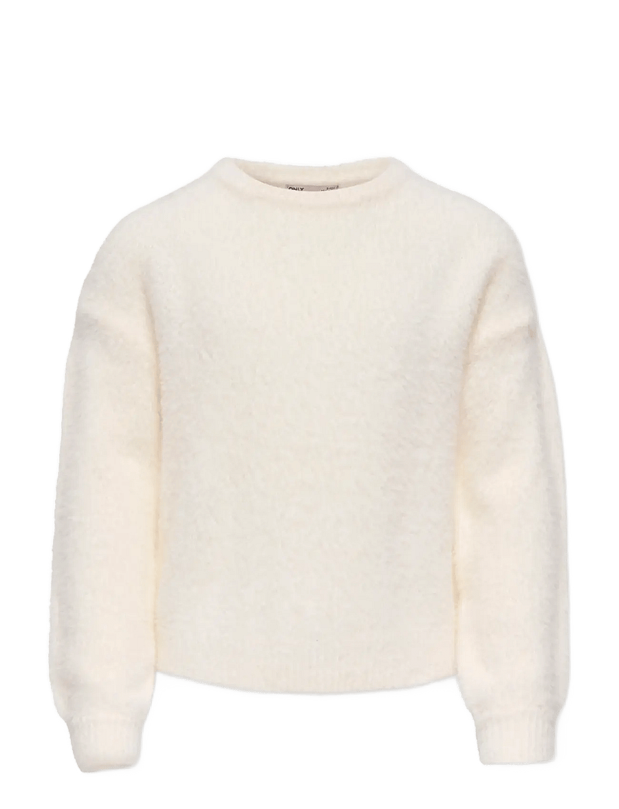 Kids Only - KOGNEWPIUMO L/S PULLOVER KNT NOOS - pullover - cloud dancer - 1