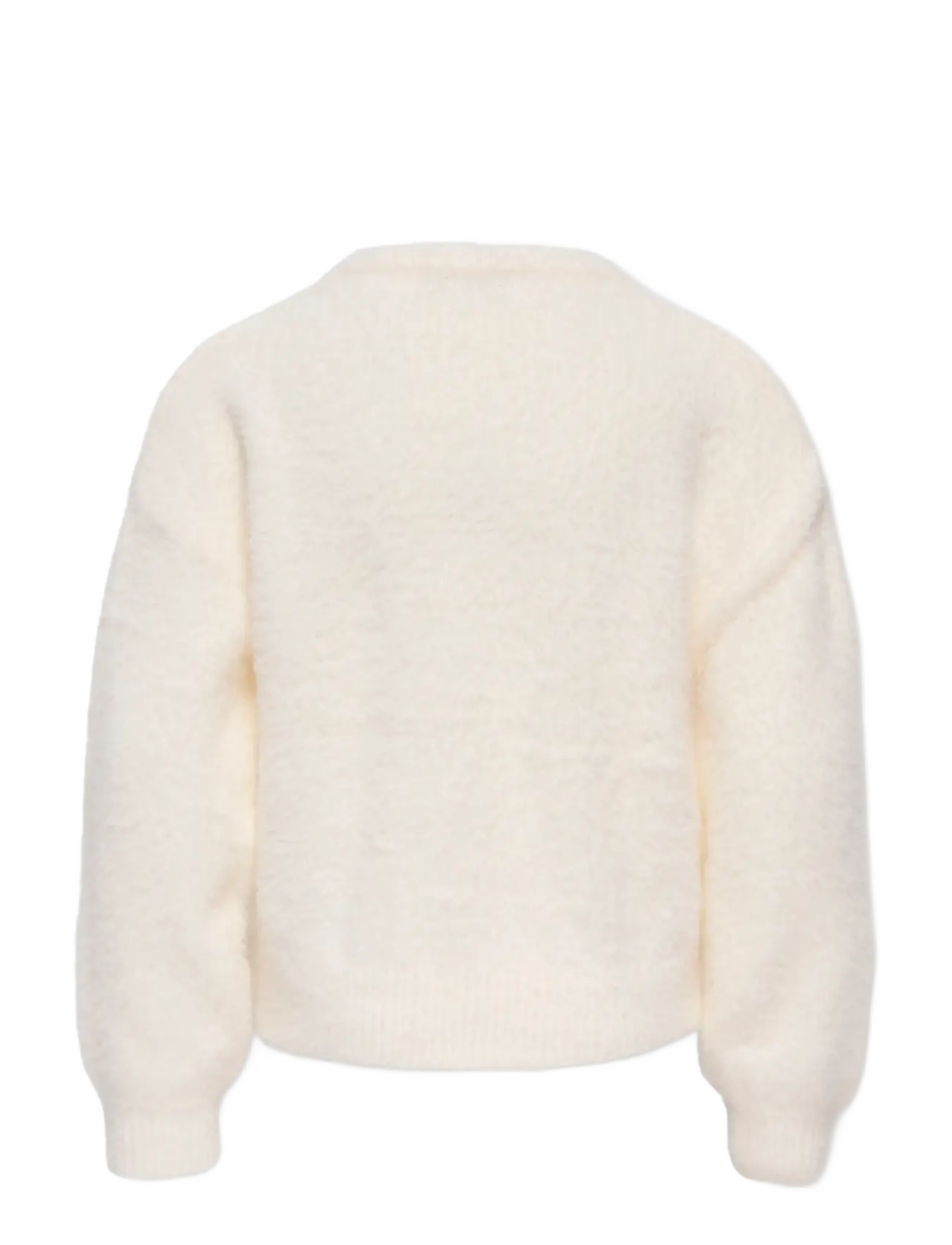 Kids Only - KOGNEWPIUMO L/S PULLOVER KNT NOOS - jumpers - cloud dancer - 2