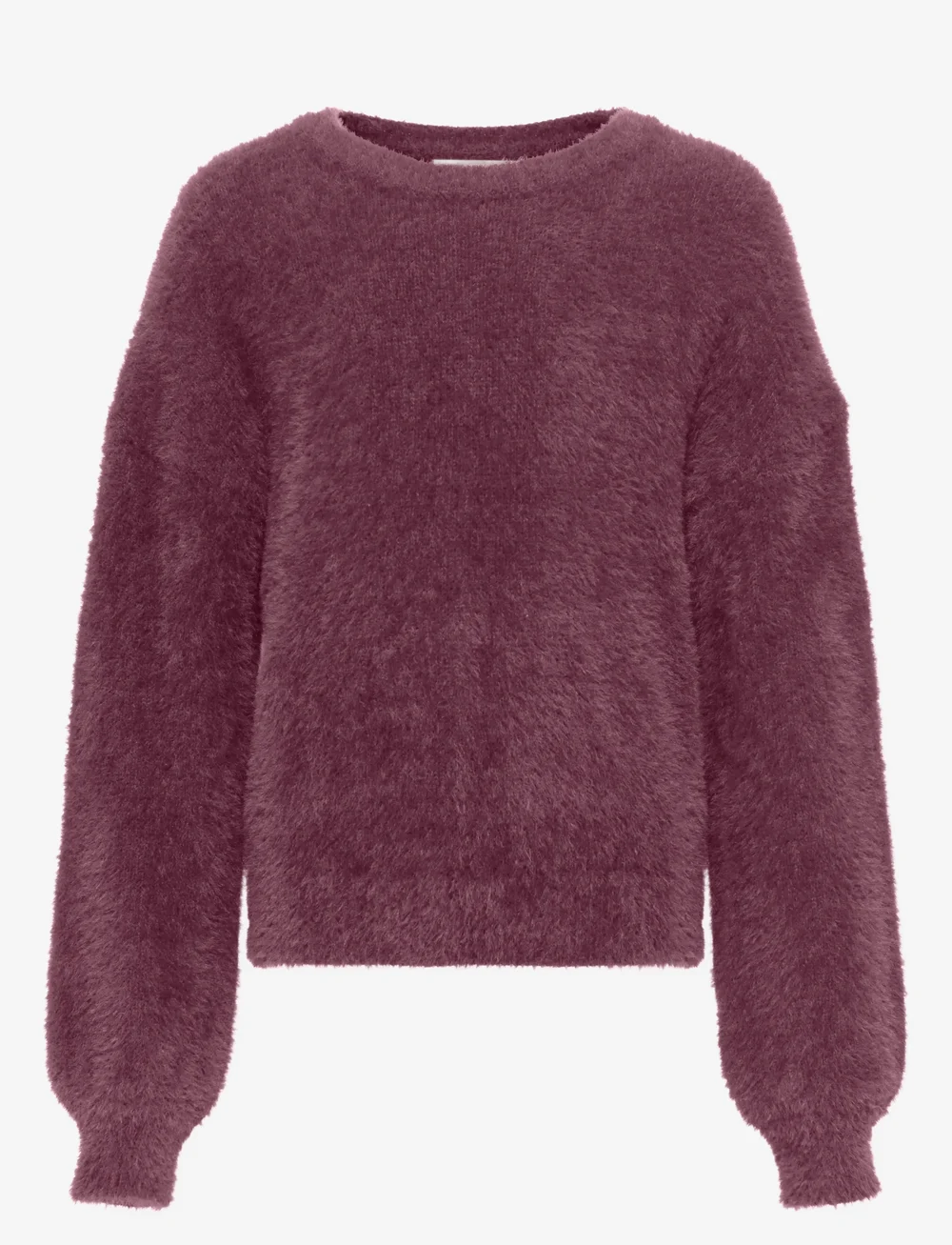 Kids Only - KOGNEWPIUMO L/S PULLOVER KNT NOOS - stickade tröjor - mauve wine - 0