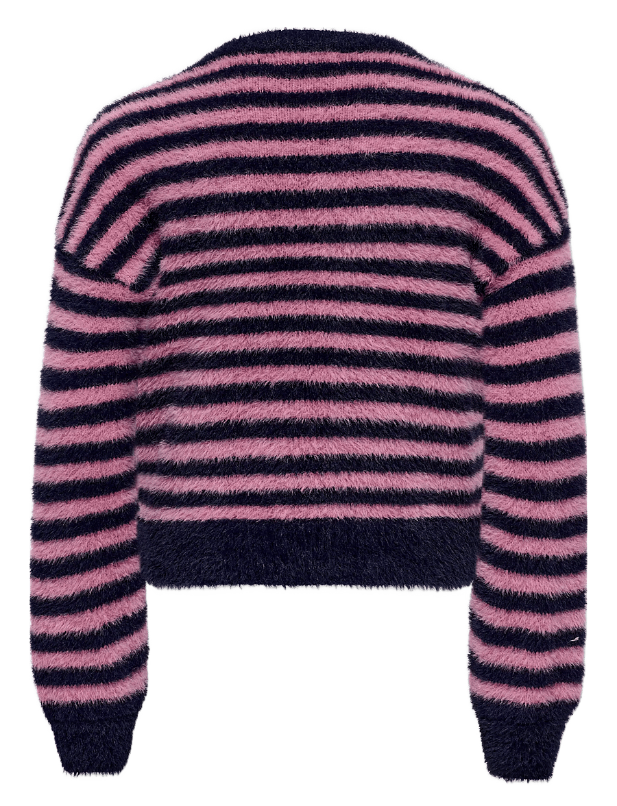 Kids Only - KOGNEWPIUMO L/S PULLOVER KNT NOOS - trøjer - night sky - 2