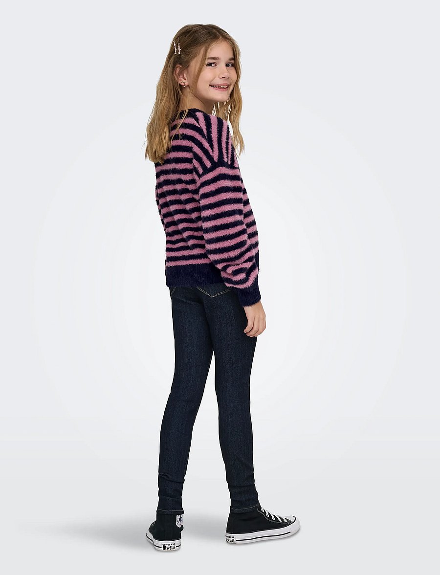 Kids Only - KOGNEWPIUMO L/S PULLOVER KNT NOOS - pullover - night sky - 3
