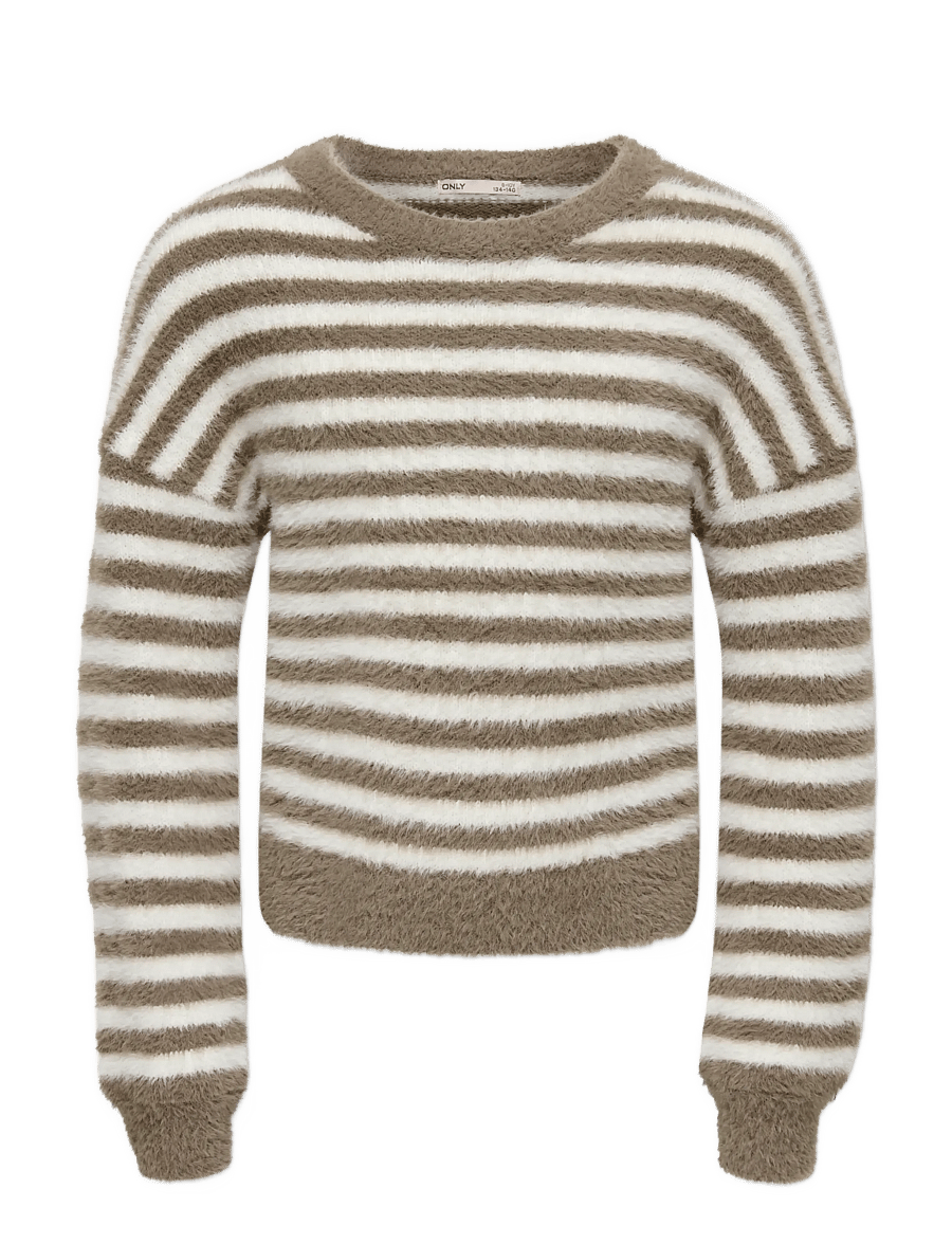 Kids Only - KOGNEWPIUMO L/S PULLOVER KNT NOOS - džemprid - walnut - 0