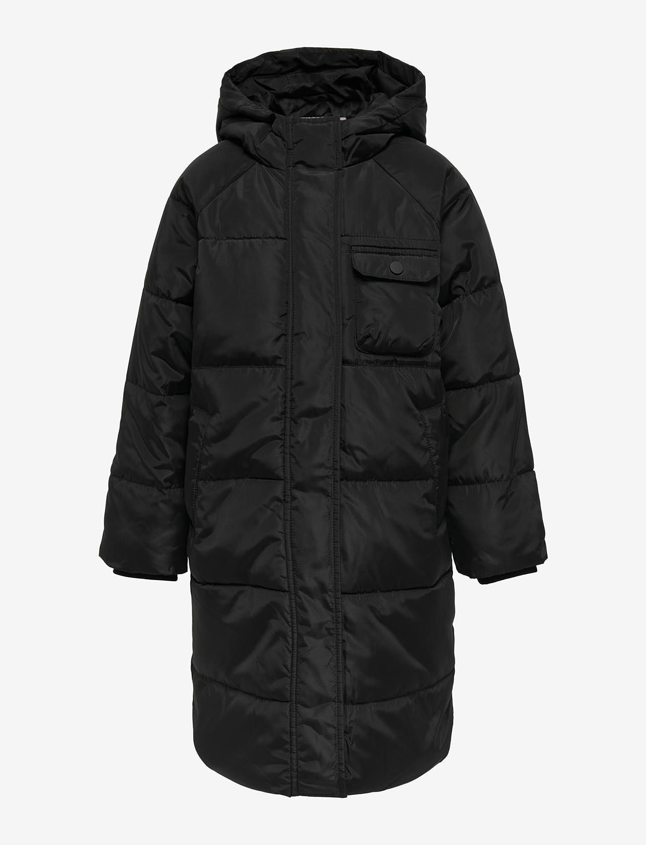 Kids Only - KOGNEWBELINDA LONG PUFFER OTW - winter jackets - black - 0