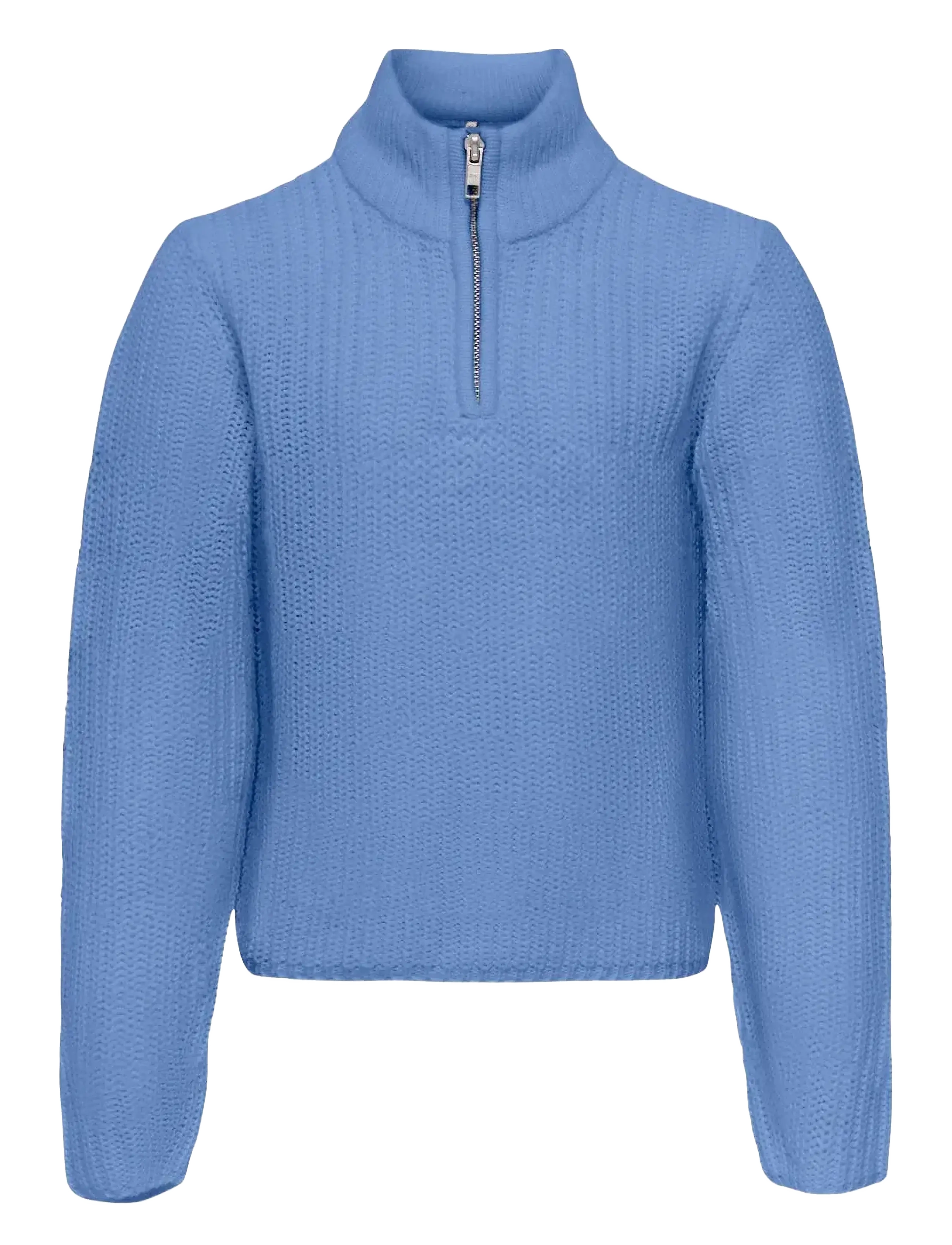 Kids Only KOGNEWBELLA NICOYA L/S ZIP PULLOVER KNT - Strik - GRAPEMIST / purple