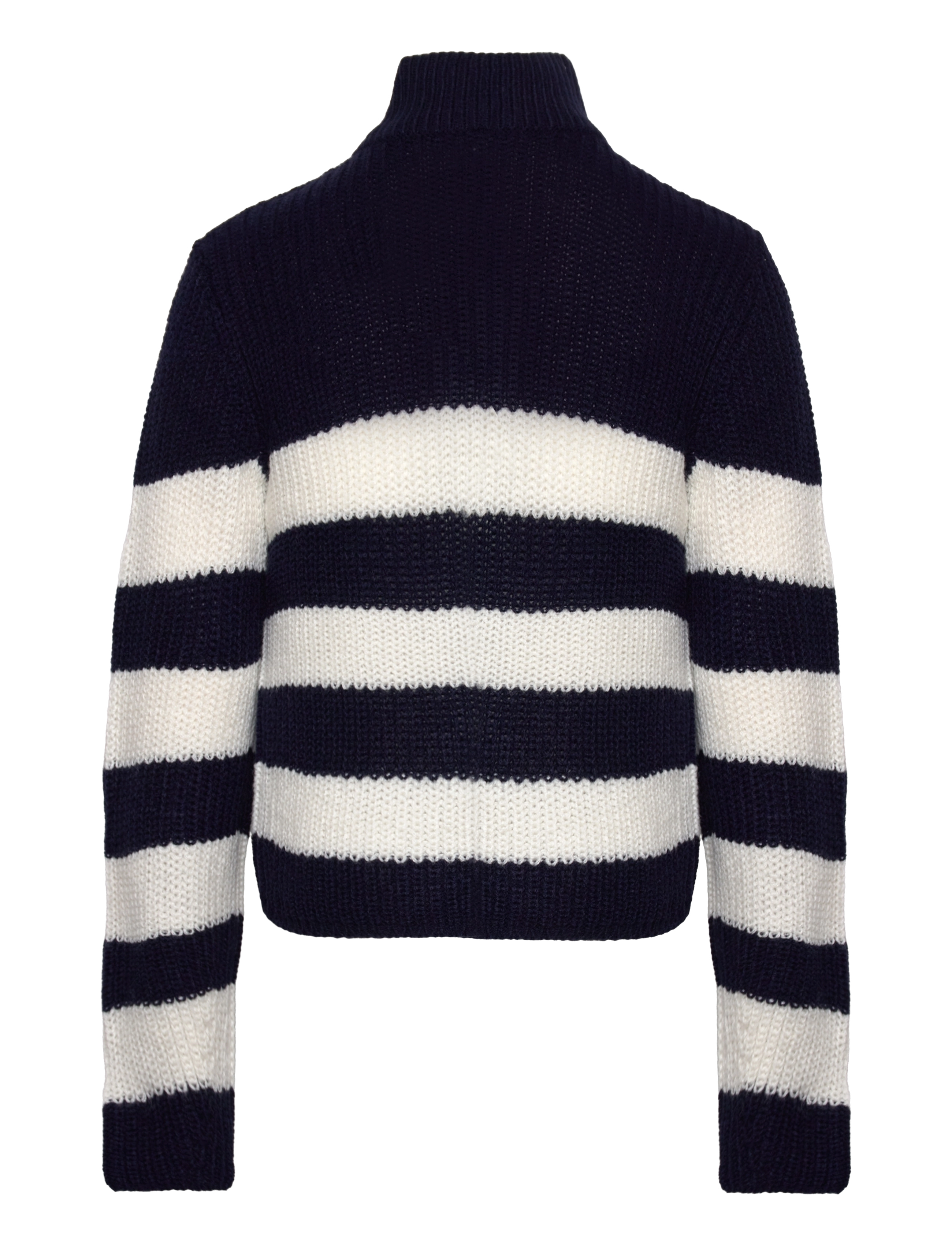 Kids Only - KOGNEWBELLA NICOYA L/S ZIP PULLOVER KNT - trøjer - maritime blue - 2