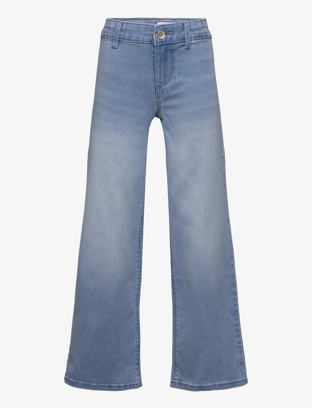 Kids Only - KOGSYLVIE CLEAN WIDE LEG LB DNM PIM NOOS - brede jeans - light blue denim - 0