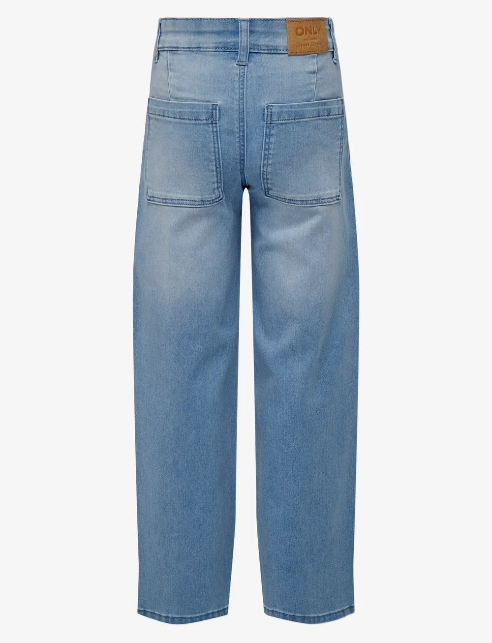 Kids Only - KOGSYLVIE CLEAN WIDE LEG LB DNM PIM NOOS - hosen mit weitem bein - light blue denim - 2
