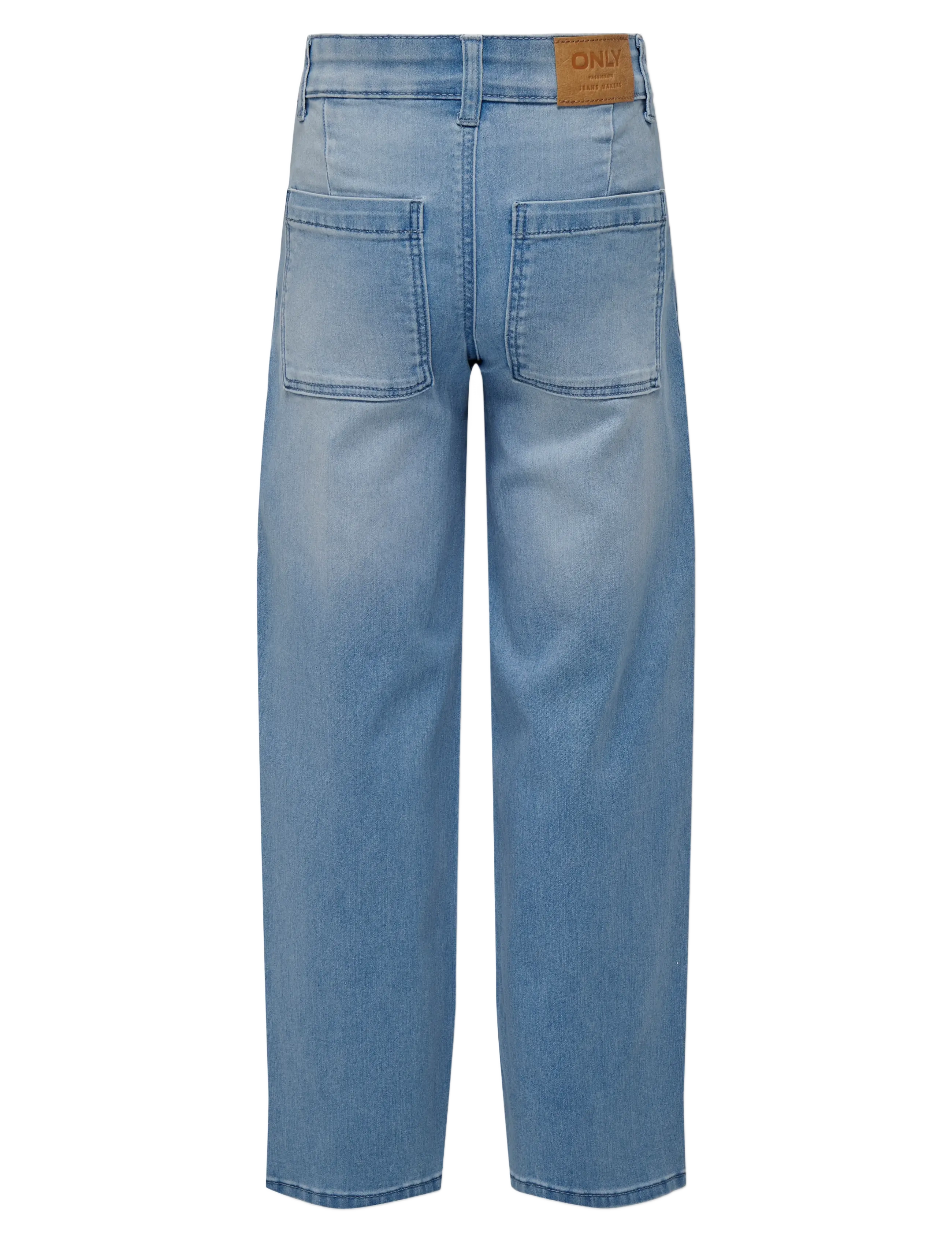 Kids Only - KOGSYLVIE CLEAN WIDE LEG LB DNM PIM NOOS - hosen mit weitem bein - light blue denim - 2