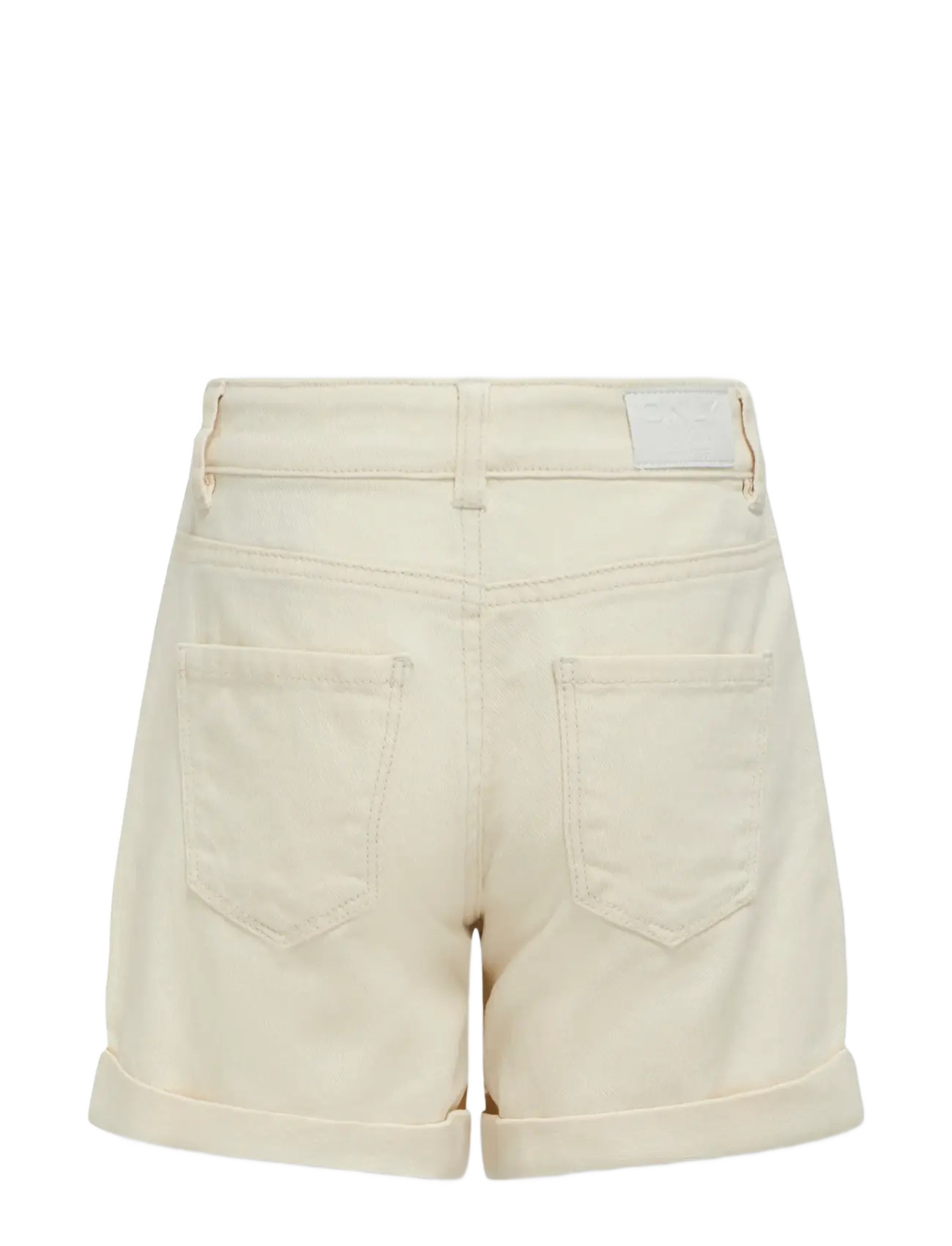 Kids Only - KOGVEGA REG MOM SHORTS DNM BJBOX NOOS - denimshorts - ecru - 2