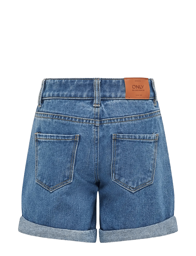 Kids Only - KOGVEGA REG MOM SHORTS DNM BJBOX NOOS - denimshorts - medium blue denim - 1