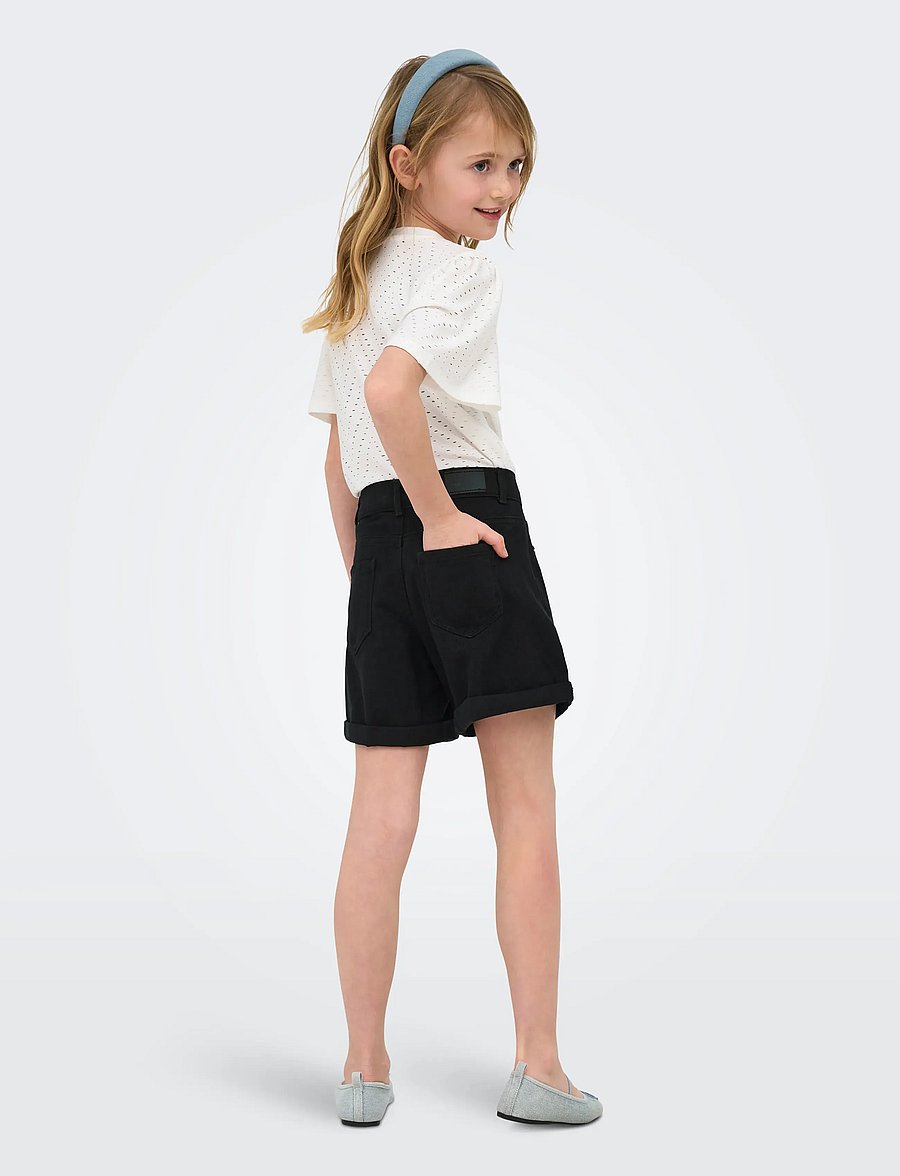 Kids Only - KOGVEGA REG MOM SHORTS DNM BJBOX NOOS - denimshorts - washed black - 3